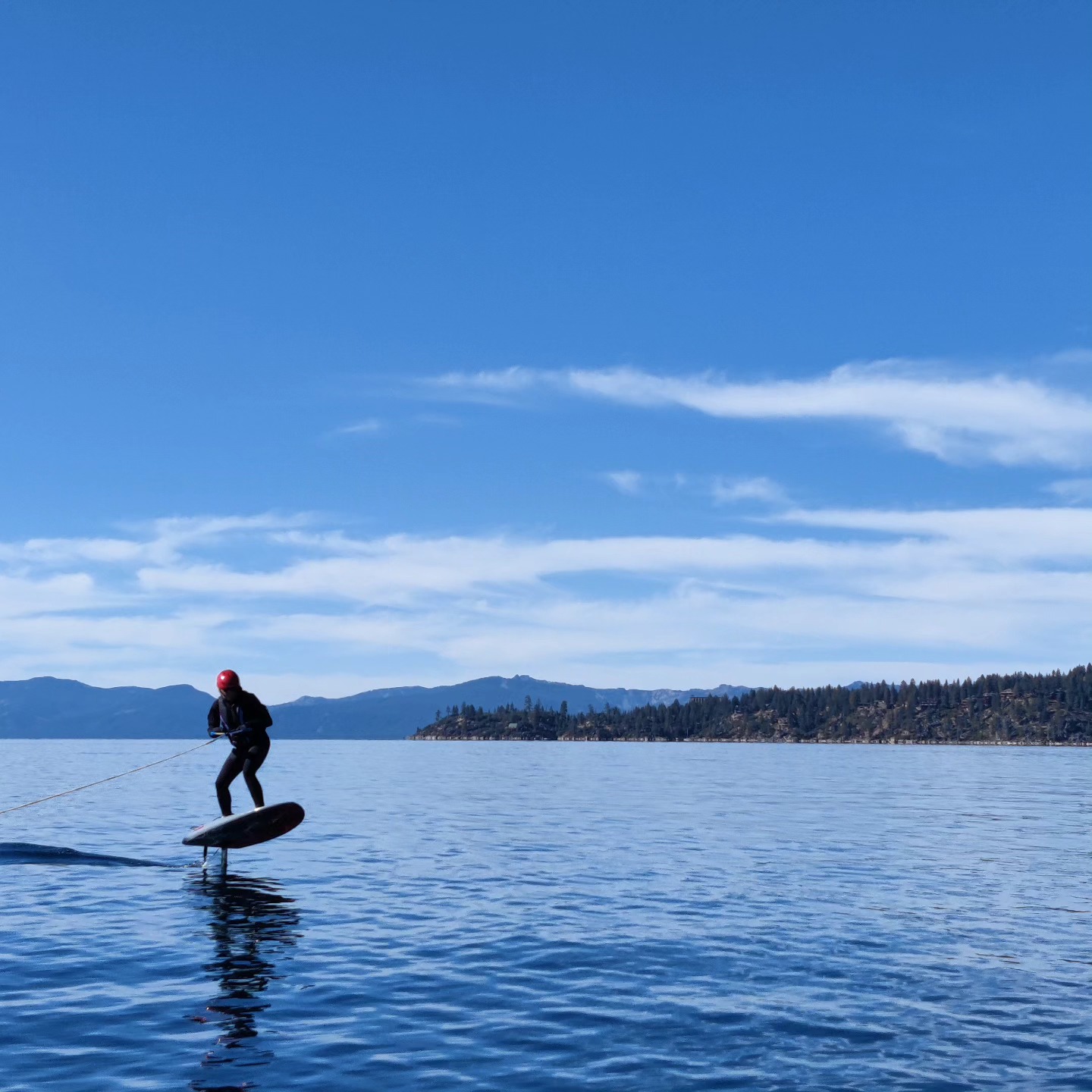 Foiling in the morning