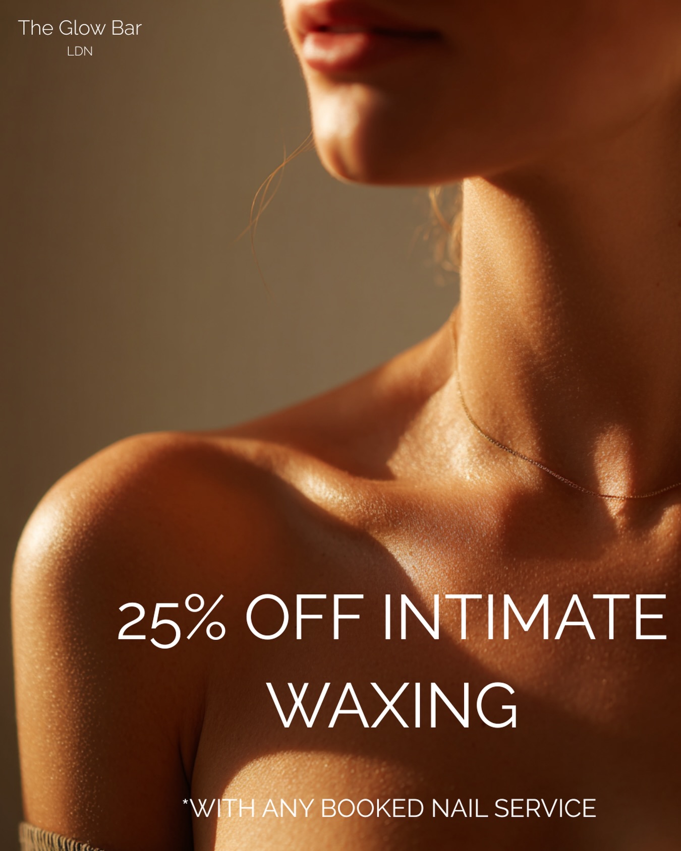 A little February treat… just for you 🤍✨
Book any nail appointment this month and we’ll gift you an exclusive voucher for 25% off intimate waxing — the perfect add-on for your next visit.
#TheGlowBarLDN #CityOfLondonBeauty #LuxuryBeautyLondon #NailsLondon #LondonNailTech BIABLondon GelNailsLondon WaxingLondon IntimateWaxing SelfCareLondon GlowUpSeason FebruaryOffer SmoothSkin LondonClinic
