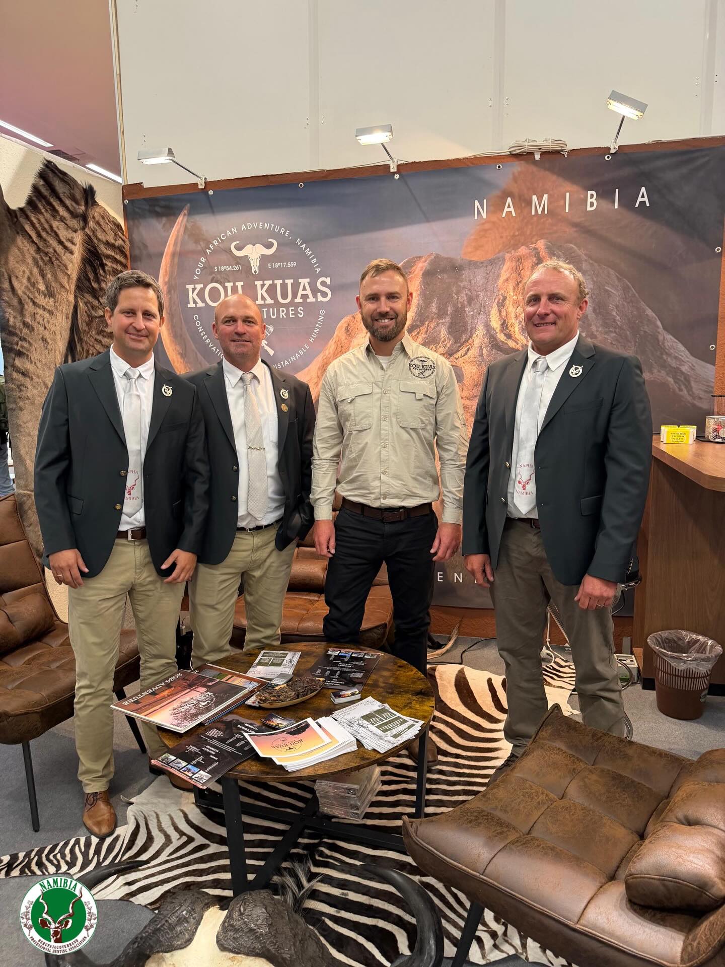 Part 1:
Jagd & Hund 2026 was a highly successful fair. NAPHA was proudly represented by Exco members Harm Woortman, Sigurd Hess and Alexander Rogl showcasing Namibia as a premier hunting destination at the Dortmund Jagdmesse.