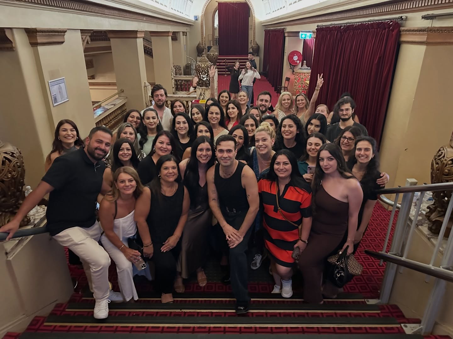 What a way to end an unforgettable night! 🤩🔥
A lucky group of fans got a post-show snap with Mert Demir after the SOLD-OUT Melbourne concert 📸 and the smiles say it all!
Were YOU one of the lucky ones? 👀👇
Tag yourself, tag your friends, and relive the magic from an incredible night at The National Theatre.
Moments like these are what live music is all about… and trust us, there are many more still to come.
✨ BU GECE KAÇMAZ! 🎤🔥