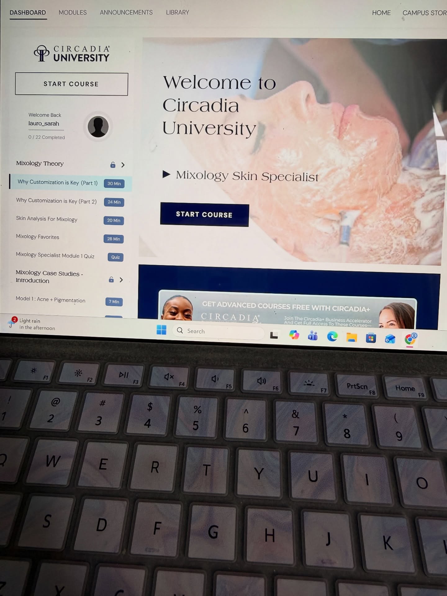 Continuing education day 📚✨
Always learning so I can bring you better treatments, better results, and better skin. 💆♀️💙