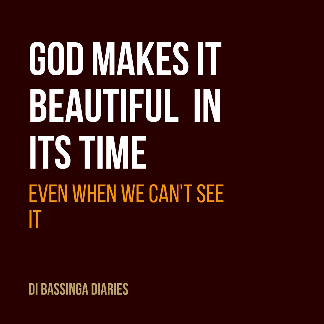 Life doesn’t move in straight lines. It moves in seasons we don’t choose and timelines we don’t control.
Ecclesiastes 3 reminds us that the ache we feel for “something more” isn’t a flaw—it’s eternity placed in our hearts. But faith is learned when we stop forcing clarity and start trusting God’s timing.
God’s not hurried. He’s making things beautiful in His time—even when we can’t see it yet.
Full reflection now live on Substack.
Be Blessed.