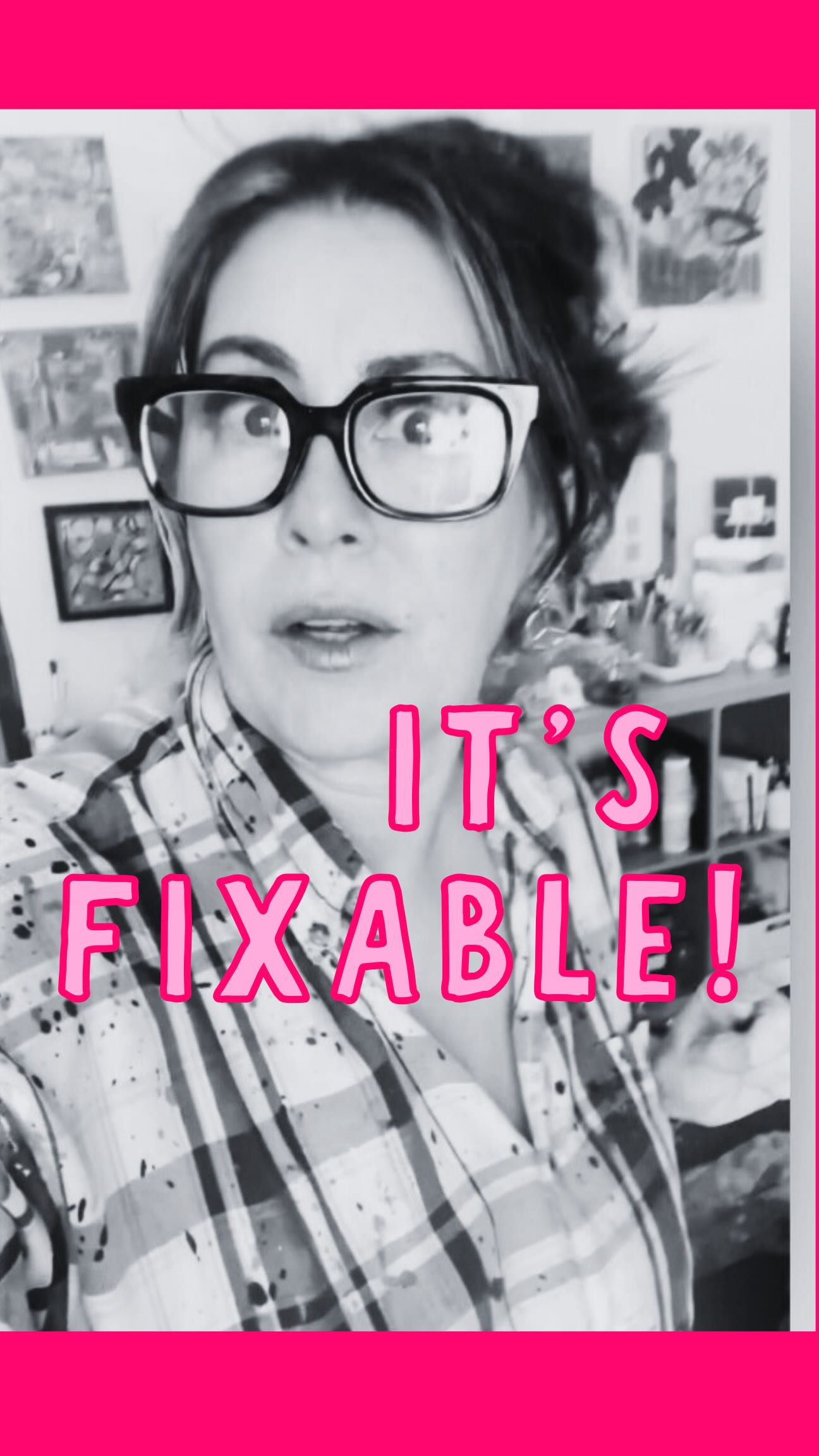 Its fixable!โ๏ธโค๏ธ๐ธ
Painting over my artwork
:
:
#artstudio #arttips #sharonleezapata #womenartist