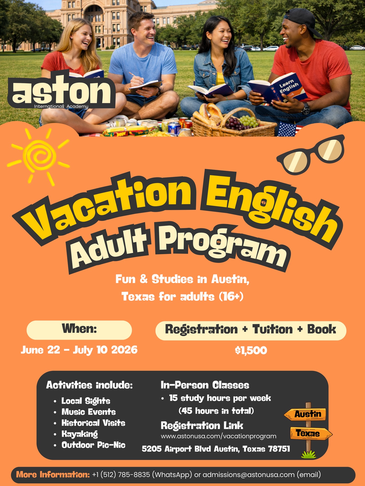 Prepare for Vacation! Learn English and Explore Austin, Texas! ๐บ๐ธ
