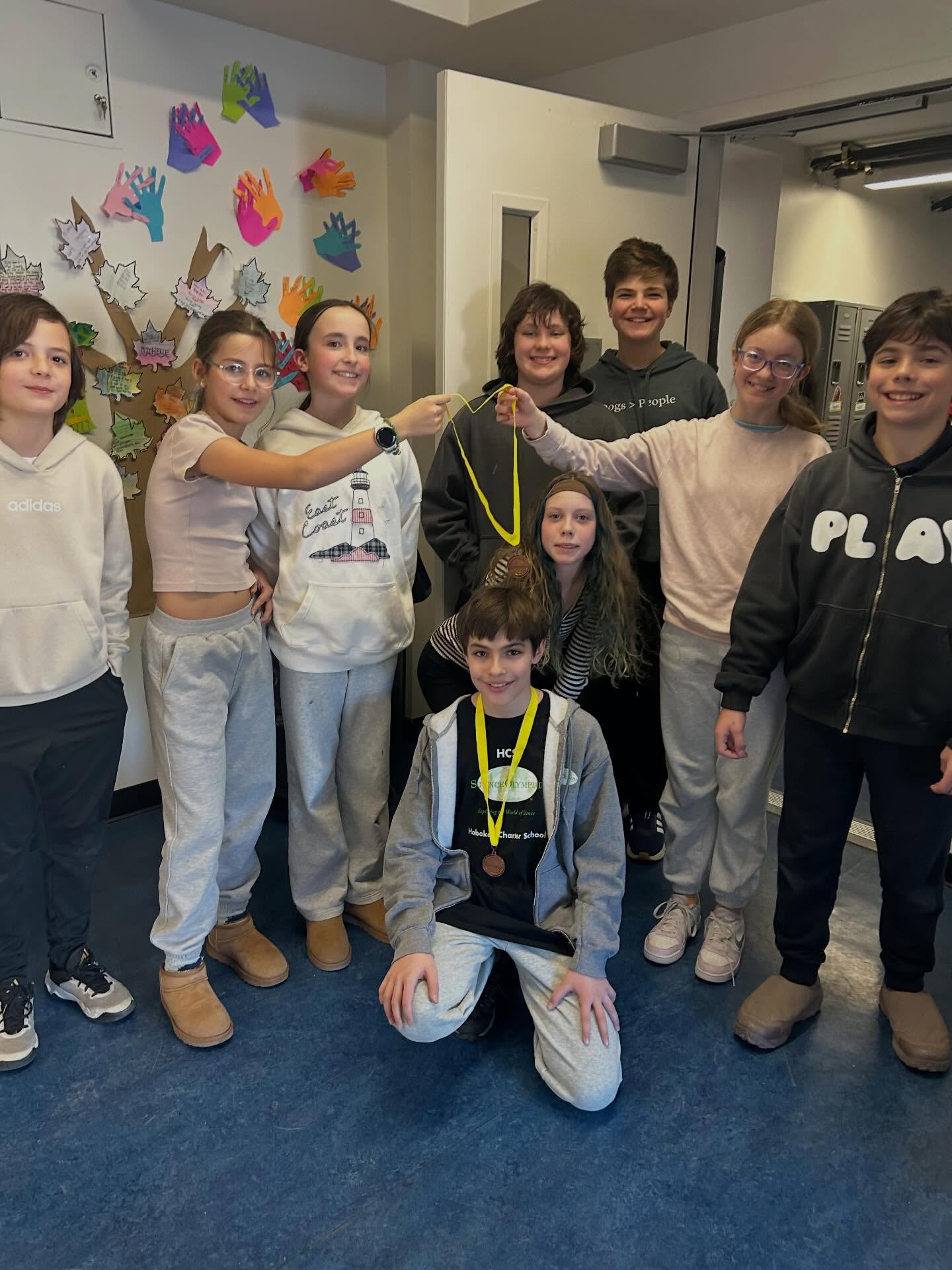 Congratulations to Ms. Leahy and HCS Science Olympiad team on competing at the Science Olympiad state qualifier at NJIT. They competed in 6 Division B events; Write It Do It, Disease Detectives, Potions and Poisons, Mineralogy, Meteorology and Code Busters placing in top half for 2. Congratulations to all for their hard work preparing and competition day efforts. Congrats to Arthur for placing 4th in Meteorology!