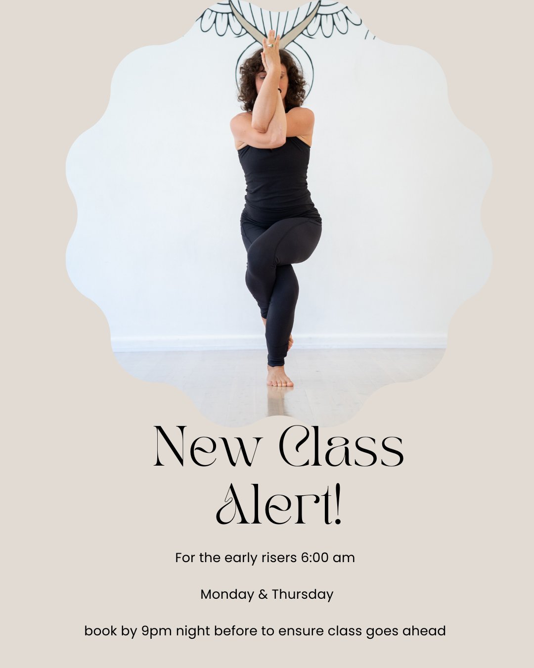 For our early risers; we have added two new 6am classes. Booking by 9pm the night before essential to hold the spot and ensure the class happens. See you Monday and Thursday, the energy of the early classes is something else 🙏