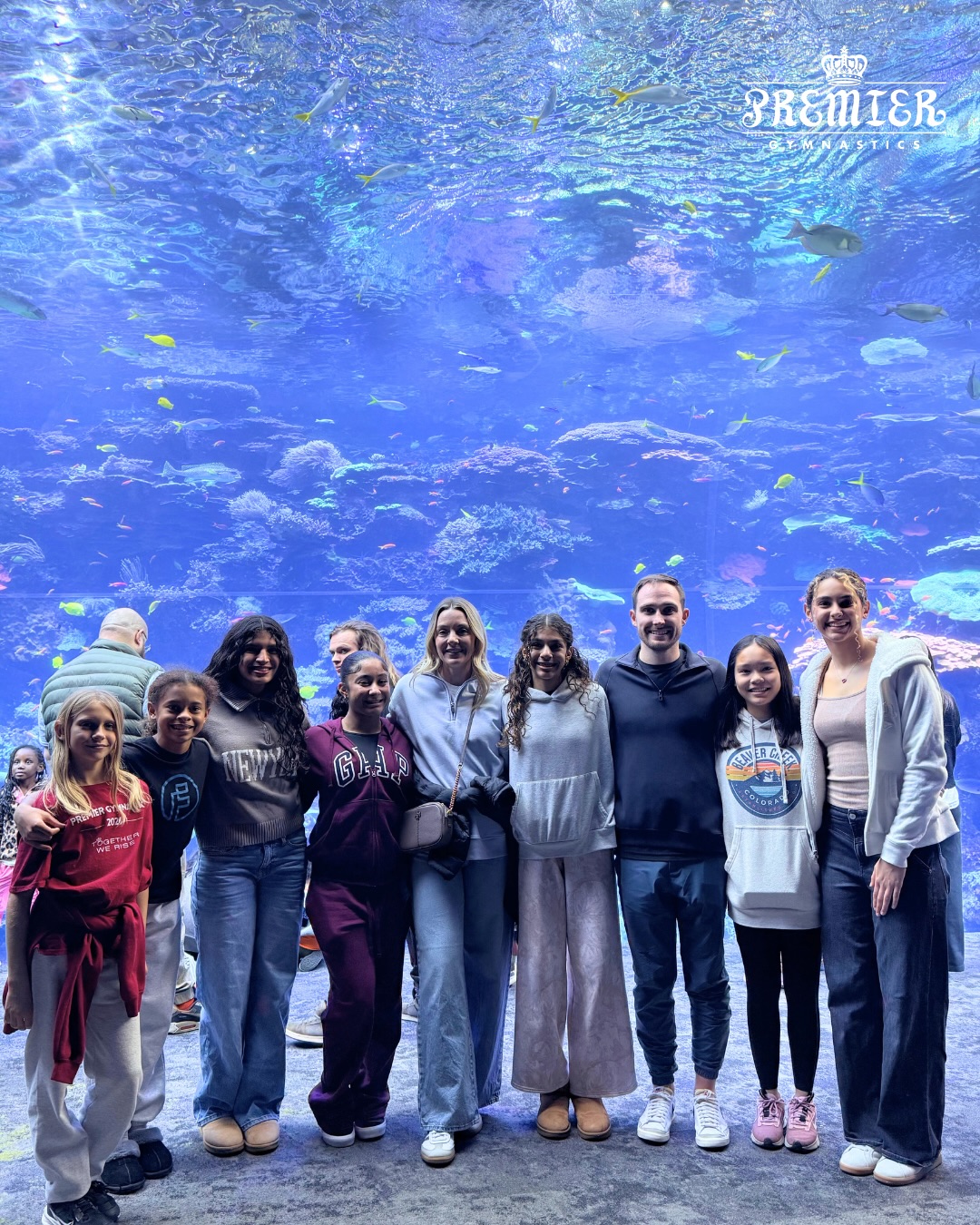 Our Optional girls have officially arrived in Atlanta and kicked off the weekend with a team bonding trip to the Georgia Aquarium 🐠🐬
Ever since they found out this meet was in Atlanta, they’ve been so excited to experience the aquarium together. Lots of laughs, memories made, and the perfect start to the trip 🤍
Coach Kendall and Coach Michael went along with our Level 6–9 girls to enjoy this special team moment together ✨
Such a fun start to our weekend in Atlanta! 🤍 Good luck to all our girls as they compete this weekend, and safe travels home! ✈️✨