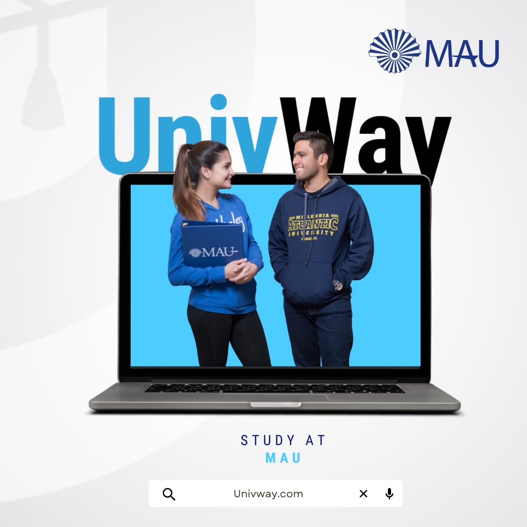 Studying abroad doesn’t have to be complicated. 🎓🌍
At UnivWay, we make the process simple by guiding students step by step to study at Millennia Atlantic University @mau_fl in the United States.
From choosing the right program to navigating admissions, our team is here to support you every step of the way.
Personalized guidance
Support for international students
📩 Learn more at univway.com
📲 Or send us a DM to get started