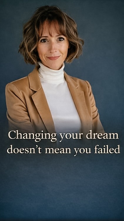 Changing your dream doesn’t mean you failed.
It usually means you are growing.
The version of you who set the original goal
isn’t the same version standing here now — and that’s a good thing.
Evolving dreams are a sign of awareness, not inconsistency.
You’re allowed to refine the vision as you learn more about yourself.
Sometimes the bravest move isn’t pushing forward —
it’s choosing a different direction with intention.
What dream are you allowing yourself to update?
#EvolvingDreams #WomenWhoLead #IntentionalGrowth
#PersonalLeadership #WomenInBusiness GeorgetownTX