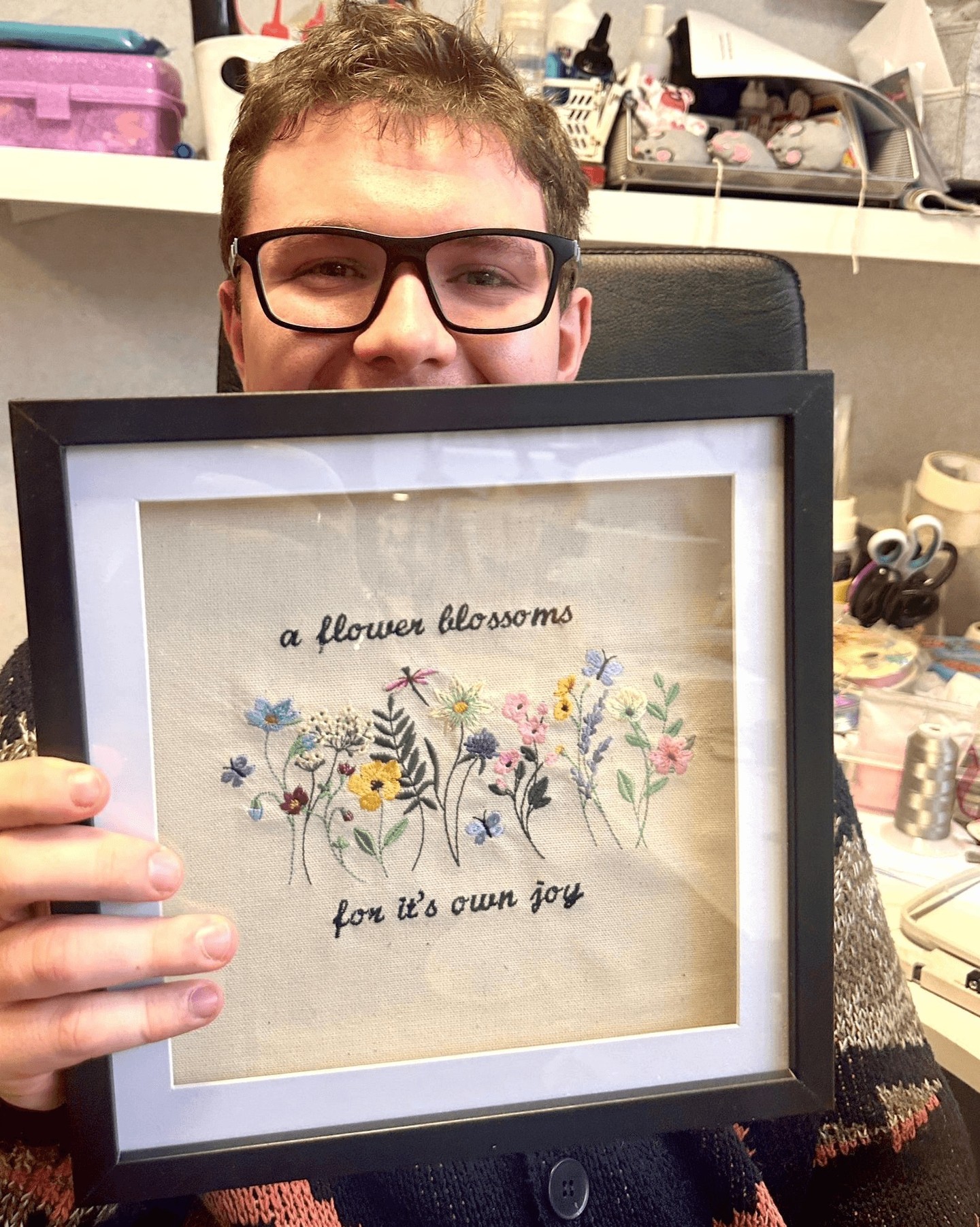 Filip completed this embroidered piece last week 🙌
Work like this develops focus, patience, and technical skill, while reinforcing pride in producing something creative!
At Reach, we believe that every individual can achieve when given the opportunity to do so.
Find out more about our work - link in bio.