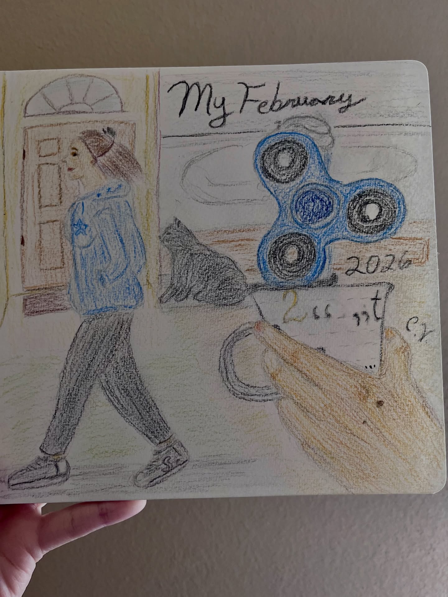 Check out my first two weeks for @sdionbakerdesign’s “My February” art challenge! The first week page is complete, but I’m still working on the second week page. I decided today draw out my second week from the prompts for my page during a bit of time that I’ve been feeling well enough after my gallbladder surgery.
I couldn’t resist incorporating my gallbladder removal into “My February” because one of the prompts this week is one of my current ailments. So the prompts have been working out perfectly per week so far. I’ll add color to my second week page soon. What do you think of my artwork? I can’t wait to see what the next weeks’ pages will look like when I create them.
Did you know that my latest poetry books also feature a bit of my visual art? I hope to continue to do so with my next poetry book. It’s a wonderful opportunity to blend both of my passions. I hope you stay tuned for my updates as I share about this challenge. You can find my latest poetry books, DIVE WITHIN and PONDERING REFLECTIONS, through Amazon. #GreekLatina #IndiePoet #IndieArtist #SketchbookArt