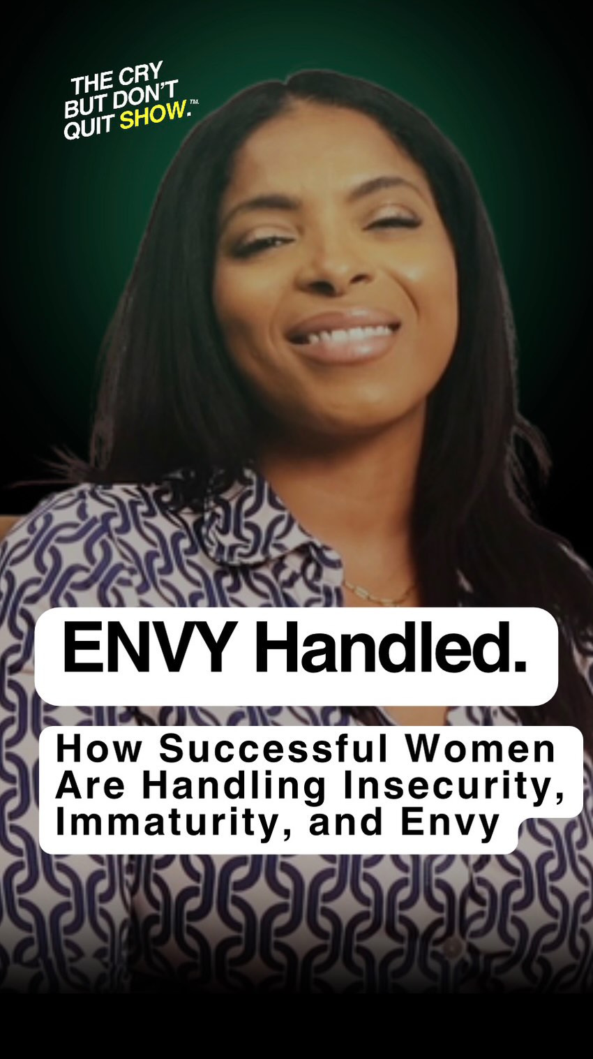 We all face this at some point—
in our careers, relationships, and behind closed doors.
Especially when you’re rebuilding after betrayal, loss, or major disruption…
and still expected to show up strong every day.
So let me ask you:
How do you handle insecurity, immaturity, or envy when it shows up—
without letting it derail your success?
Share below 👇🏽
And if you’re craving structure, support, and a proven framework to steady your life and leadership,
the full episode is waiting for you in my bio.
www.crybutdontquit.com