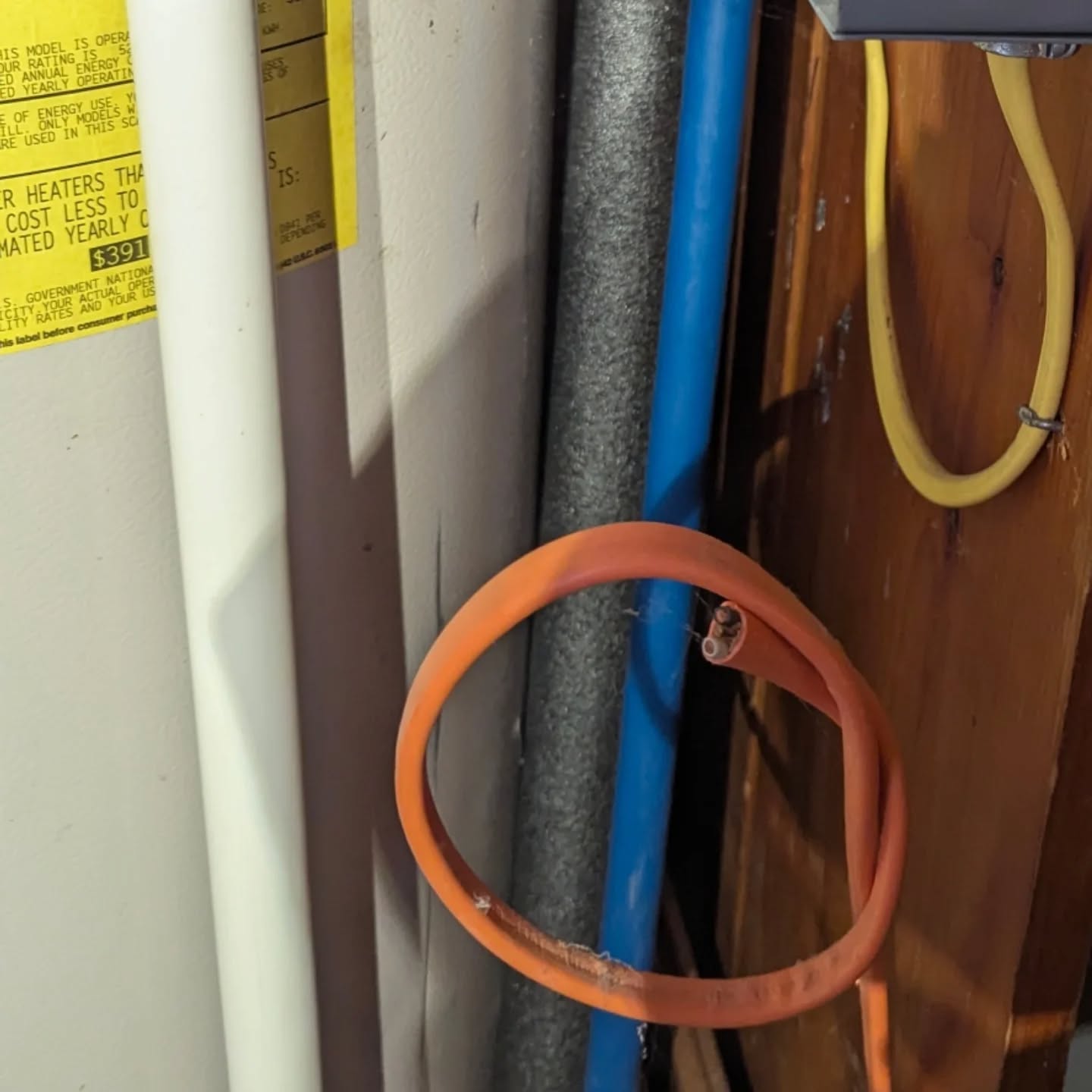 Winter 2018/2019 I was living in the addition, effectively a garage with no doors on a mattress on the floor and surrounded by all of my pretty things. The space was heated (and still is) with an oil burning furnace that sounds like a jet engine taking off when it kicks on. In the middle of the night I would put on my wellies and trudge through the construction zone that was my house to use the bathroom. All of my meals were prepared in a crockpot I borrowed from my first and only upstate friend at the time @gbrllgrnbrg. After the house was demoed and exactly after the kitchen floor tile had been installed my contractor abandoned the project. Just left.
I was managing the project myself and so had developed relationships with two key subs - his plumber and his electrician - both of whom turned out to be actual professionals and actual humans. They stayed on the job until I moved into the house late that spring and have stayed in my life as the truest friends AND my most reliable colleagues to this today.
✨
And on this day, February 8 2026, a day we anticipated would eventually come - as demonstrated by the orange wire here, my water heater finally shit the bed. At 33 years old - she gets a lifetime achievement award! And despite it being Sunday and (the most holy of Sundays on the US calendar) - both plumber, @bobbyfailedirl, and electrician, @mercawood, returned my texts within minutes and we have a plan to replace this old girl tomorrow. 🙏🏽 I do not have not water but I have a VERY warm heart.
✨
There is something to be said about the friendships that emerge when strangers show up as heroes - by just being kind and honest. Having these dudes on my team makes me better at my job and having them as my friends makes my life richer. There is nothing I believe more than COMMUNITY is how we will survive the longest, darkest, coldest winters - I mean this literally.
#superbowlsunday