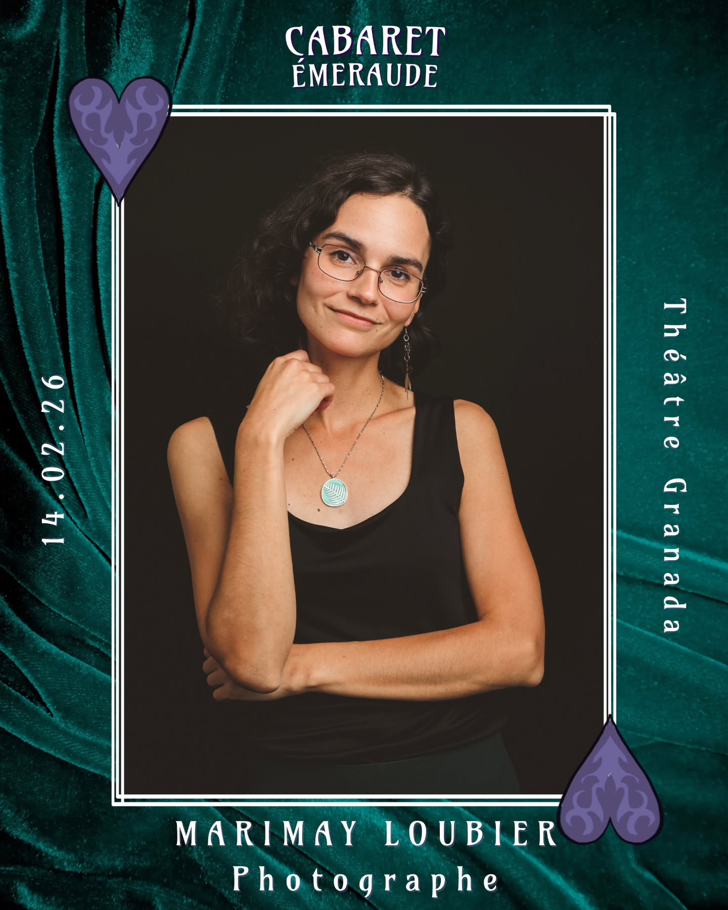 C'est avec grand plaisir que je serai photographe en compagnie de ma collègue Michelle au fabuleux et enivrant @cabaret.emeraude pour une deuxième année consécutive! 📸✨️💋
C'est ce samedi 14 février au @theatregranada! Venez découvrir toutes les magnifiques prestations artistiques qui vous donneront des idées inspirantes cette fête de l'amour! 😉❤️🔥
Crédits photo : Jean-Michel Naud (retouches : me)
Design du montage photo : Cabaret Émeraude
#cabaretshow