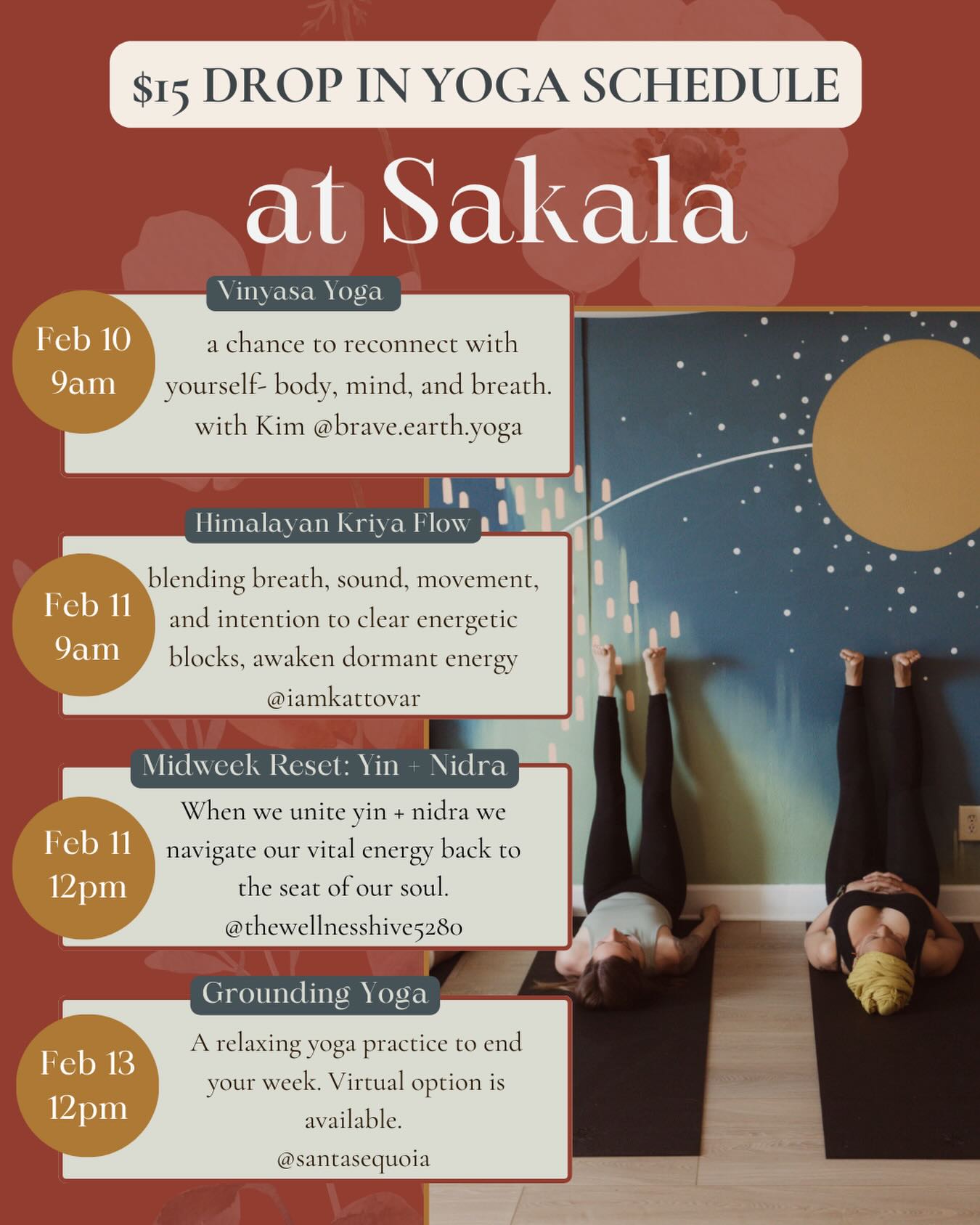Self-love isn’t a concept, it’s a practice.
And sometimes, it begins by showing up on your mat even through resistance.
This Valentine’s week, let yoga be the space where you return to yourself… where effort softens, breath deepens, and your nervous system remembers what safety feels like.
You don’t have to earn your rest.
You don’t have to prove your worth.
You are allowed to care for yourself, too.
Roll out your mat and join us, we saved you a space. 🤍
Visit the events link in our bio to sign up.
#denveryoga #nervoussystemsupport #selfloveclub #yogadenver #wellnesscommunity