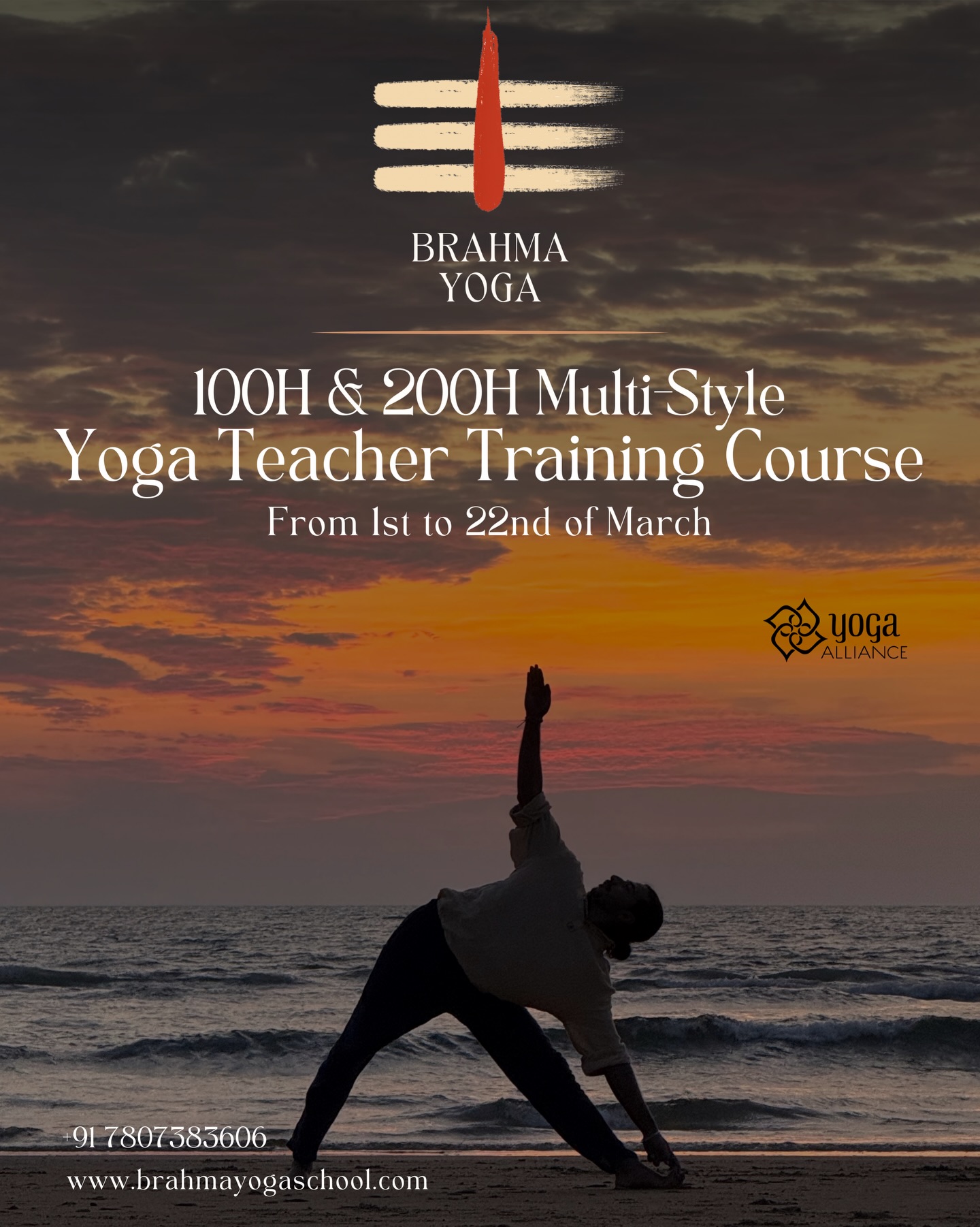 Our last YTTC in March ✨ and it always feels special.
From 1st to 22nd March, join us for our 100H & 200H Multi-Style Yoga Teacher Training — 3.5 Weeks of deep practice, growth, connection, and transformation 🧘🏽♂️🔥
If you’ve been thinking about it… this might be your moment 🌅
We would love to welcome you into the Brahma Yoga family 🤍
DM us to reserve your spot 💌