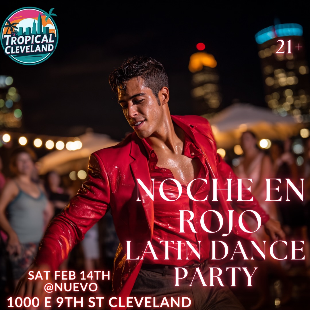 🚨 Cleveland… it’s almost time!
❤️ Noche en Rojo is going to be a night full of rhythm, elegance, and nonstop dancing.
The music.
The energy.
The red.
The vibe.
This is THE party everyone will be talking about.
🎟️ Grab your tickets now before they’re gone!