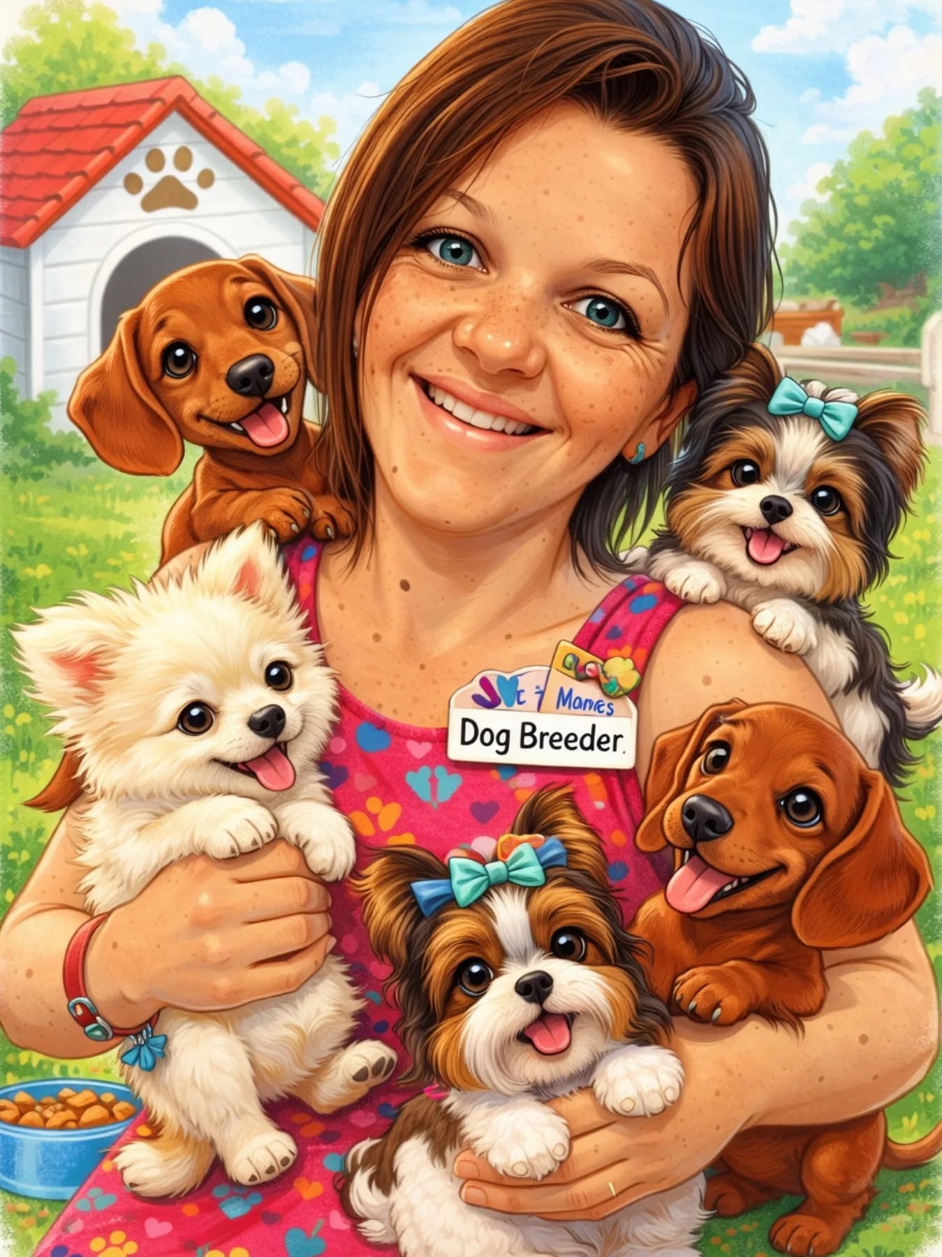 Não crio apenas cães… realizo sonhos, entrego amor e formo famílias. 💛🐶