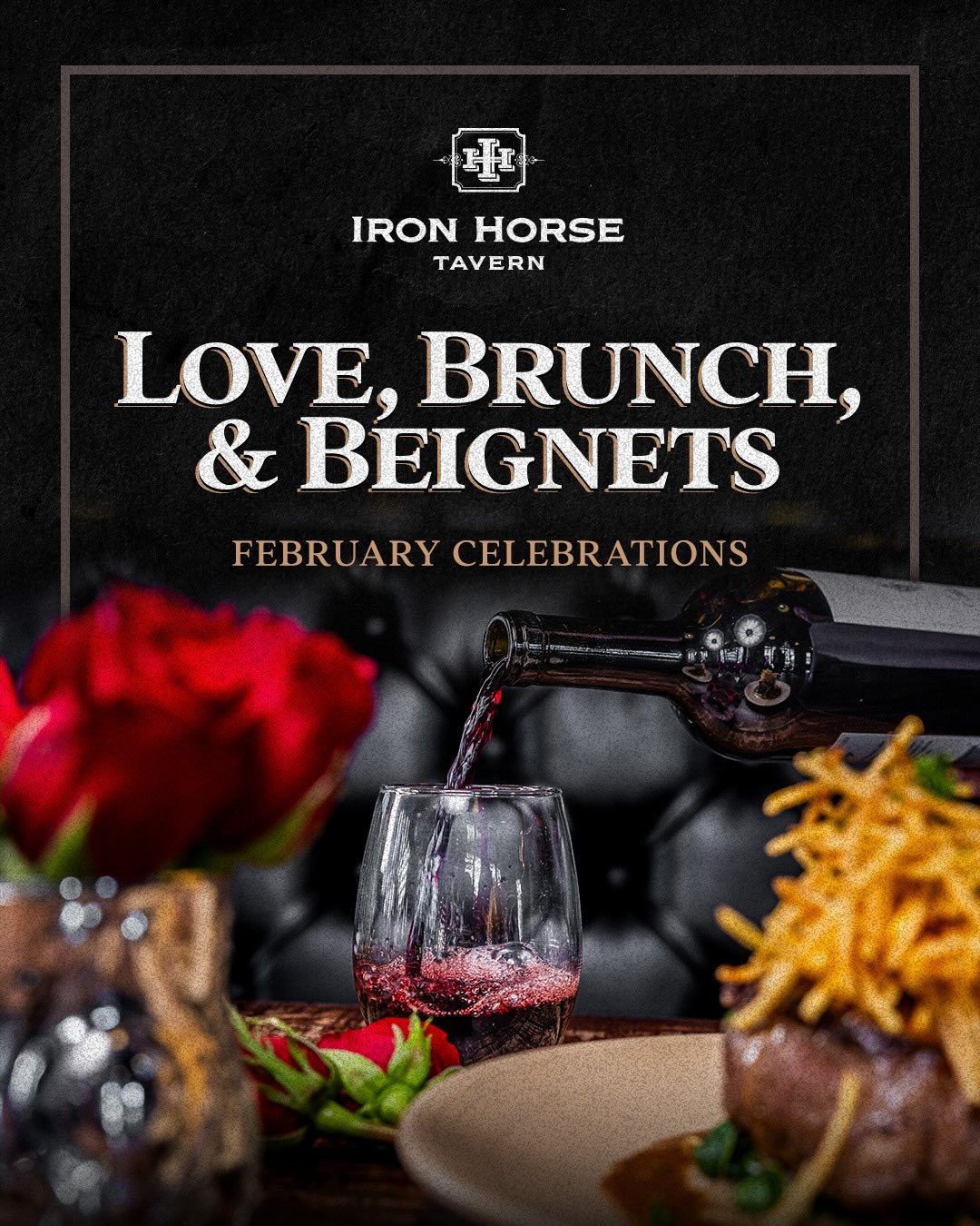 love, brunch, & beignets 🥂💖✨from a swoon-worthy valentine’s dinner to bottomless brunc....