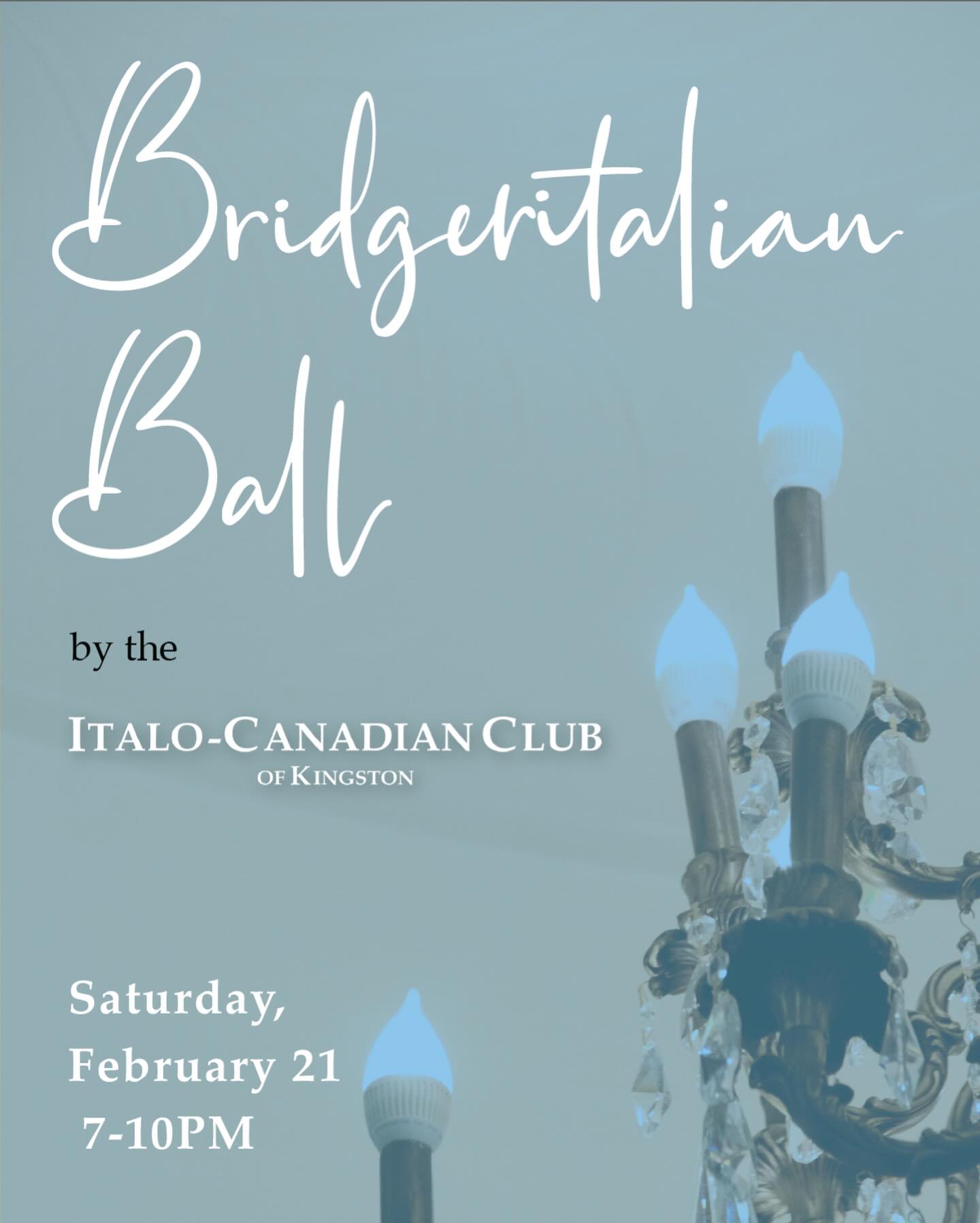 ⏳ Two Weeks Until the Ball ⏳
In just two weeks, the doors will open for the Bridgeritalian Ball — an evening of elegance, indulgence, and romance.
Tag your Bridgerton fan friends in the comments!
Tickets includes:
✨ Complimentary coffee & tea
🍸 One complimentary cocktail (or mocktail)
🍴 Light appetizers
💃 Dance tutorial by @dansanidanceco
📸 Photobooth experience with @diamondproductionskingston
📜 A themed dance card to guide your night
✨A chance to win Prizes
All set within a romantic, Regency-inspired atmosphere designed to sweep you off your feet.
This author strongly advises securing your place, for society will surely be watching.
📅 Saturday, February 21 | 7–10pm
📍 1174 Italia Lane
#EveningSoiree #BridgertonInspired #FormalEvent #KingstonON EventDetails
FormalBall EventCountdown
@ygkevents @waywanderapp @queensevents
