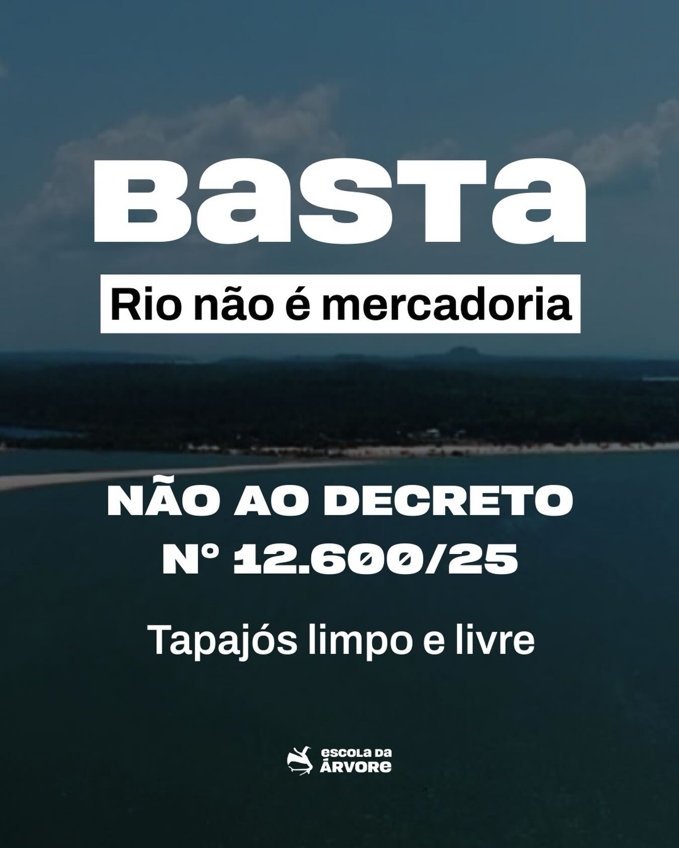 Rio, montanha, floresta. Até quando insistiremos em transformar em mercadoria e negociar em moeda bens que sustentam nossa própria permanência como espécie? Os povos originários, indígenas, seguem todos os dias nos alertando que nem tudo está à venda, principalmente quando o que está em jogo é o território que nos oferece a vida. Defender o rio como um ser inegociável é o que seguimos ensinado por aqui.