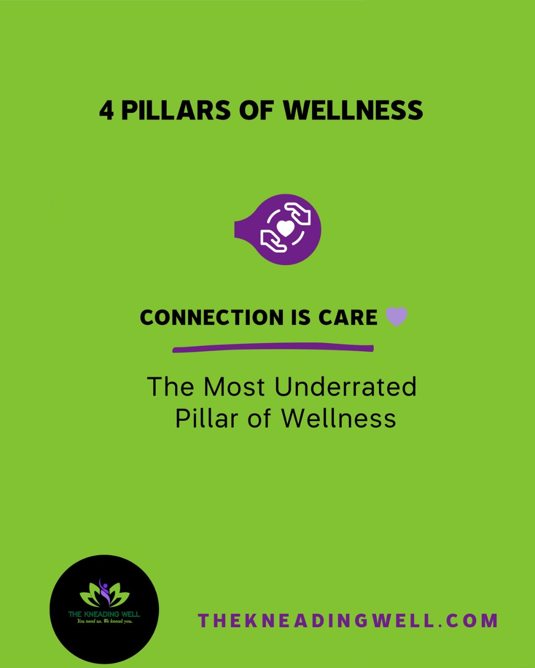 Connection is one of the most powerful forms of medicine. š
Consistent self-care is self-love š„°.
Not āwhen I have time.ā
Not āwhen Iām burned out.ā
But because you matter.
And trusted relationships?
They help your nervous system feel:
⨠Safe
⨠Seen
⨠Valued
⨠Loved
When your body feels supported, it can finally exhale.
Thatās when healing happens.
At The Kneading Well, connection isnāt a transaction.
Itās a relationship.
Itās continuity.
Itās care that remembers you.
Choose yourself.
Choose consistency.
Choose community.
Your wellness depends on it. šš½āāļøš«
#ConnectionIsCare #4PillarsOfWellness
#SelfCareIsSelfLove #TheKneadingWell #RestMoveNourishConnect