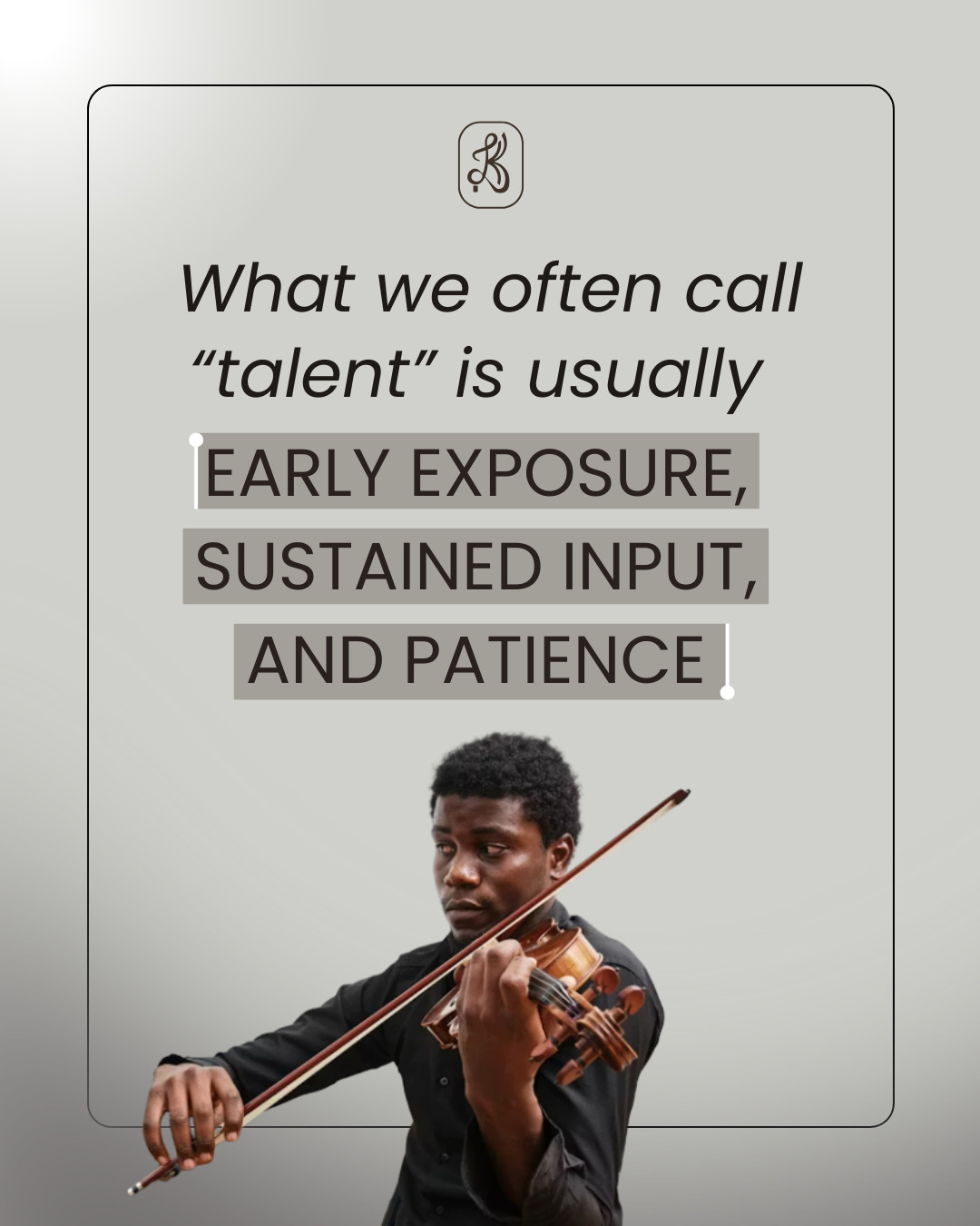“Aren’t some people just good at languages?”
Maybe.
But most good language users were *made*, not born.
By context.
By life.
By sustained contact with the language.
Which is great news —
because what’s made can be rebuilt, refined, and developed.