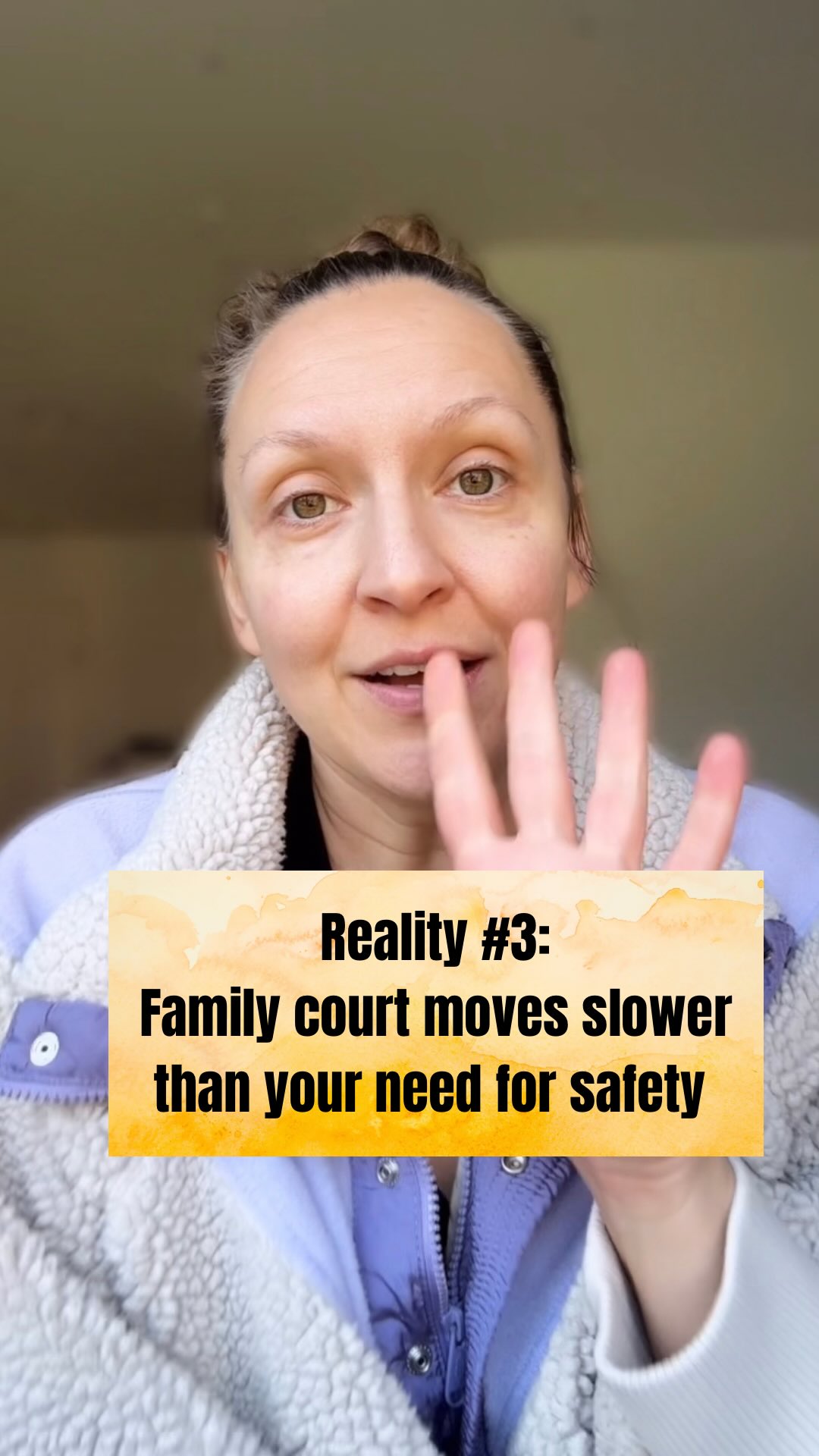 Five realities to brace yourself for when you’re leaving an abusive marriage.
Reality number 3: The court system moves at a snail pace.
When you leave abuse, you want justice now.
You want consequences now.
You want protection, orders, relief, and freedom now.
That’s not how family court works.
Family court prioritizes procedure - timelines, filings, forms, rules - and then it makes you wait.
And wait.
And wait some more.
The system is backed up, understaffed, and slow. You can be waiting months or even years for anything meaningful to happen.
Now add an abusive ex into that system.
Abusers know how to weaponize delay.
They ask for continuances.
They show up unprepared.
They claim emergencies.
They miss deadlines.
And most of the time, there are no real consequences for it.
The court just postpones and resets the clock.
At best, you might get small, temporary wins - interim orders, short-term protections - but rarely the kind of lasting relief that brings real peace.
Leaving an abusive marriage often means mentally preparing yourself for a long legal battle, not quick justice.
‼️ Disclaimer: this is for educational purposes only. None of what I share is legal or therapeutic advice, and it does not represent personal matters.