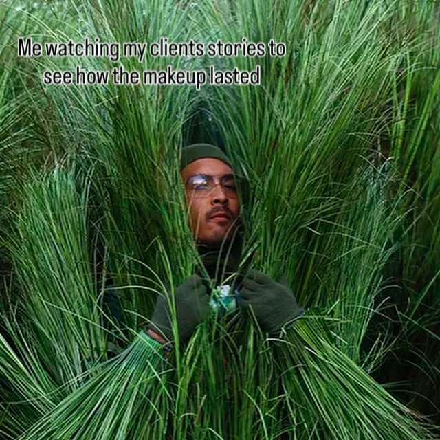 Ya feel me? I’ll be over here if you need me #justblendin #makeupartistthings #lifeofamakeupartist #bridalmakeupartist #promakeupartist