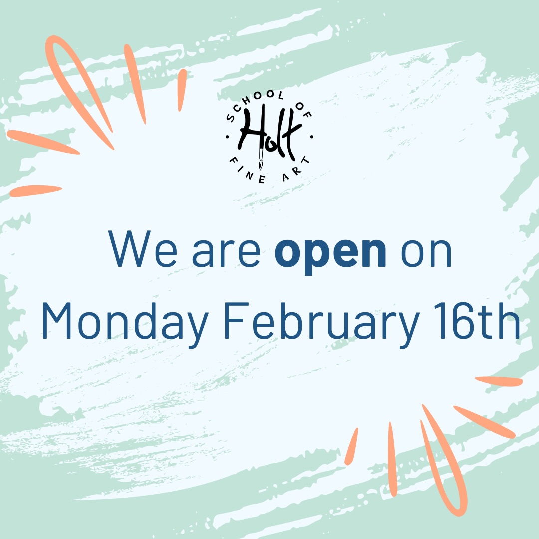 We will be open for classes on Monday February 16th!