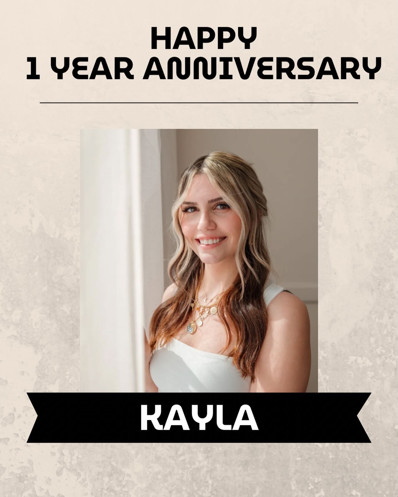Happy 1 year with Riot, Kayla! 🖤
From day one, your humor has kept us laughing, your talent has kept our clients glowing, and your style… well, let’s just say Best Dressed has been undefeated every single month. 👑
Kayla creates the most beautiful blowouts, flawless color, stunning style outs, and she has a way of making every client leave feeling confident and happy. We’re so lucky to have her on our team and can’t wait to see all she accomplishes in year two.
If you haven’t sat in Kayla’s chair yet, this is your sign ✨
Book with her for extensions, color, or your next special occasion styling!