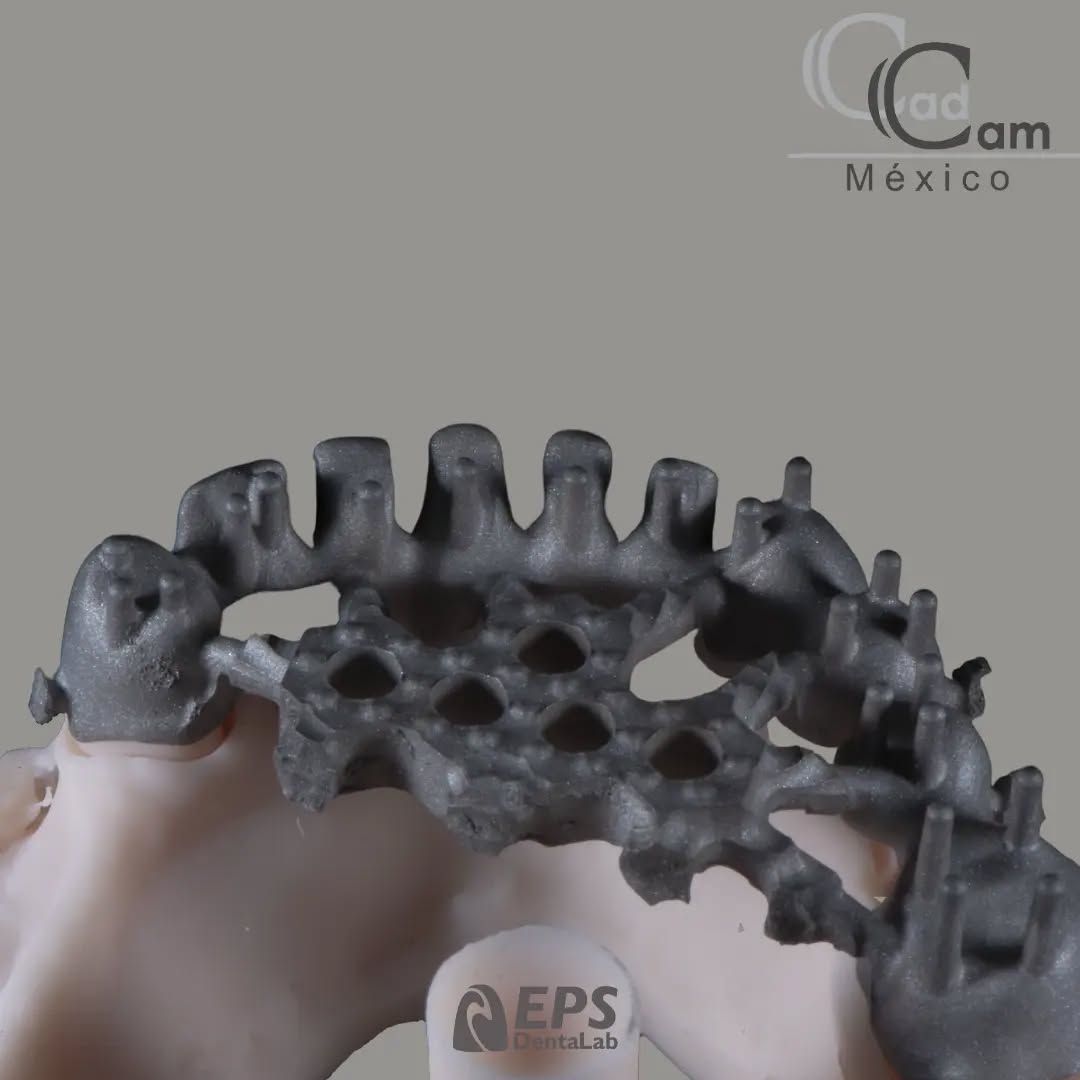 Nuestras infraestructuras fresadas en Ceramill Sintron (Metal Sinterizado) material de @AmannGirrbachLatAm y @CLV redefinen los estándares al combinar resistencia excepcional con adaptabilidad precisa. Con Cad Cam México, dónde utilizamos estrategias de fresado exclusivas de @InCadCam experimenta la confianza de estructuras implantológicas que no sólo perduran, sino que elevan la funcionalidad. - - - Aviso de responsabilidad: Todas las fotos publicadas en esta cuenta de Instagram son propiedad intelectual de Estudio de Porcelana Suizo S.A de C.V. y están protegidas por derechos de autor. #CadCam #Mexico #Cromocobalto #implantologia #implantesdentales #dentistry #dentista