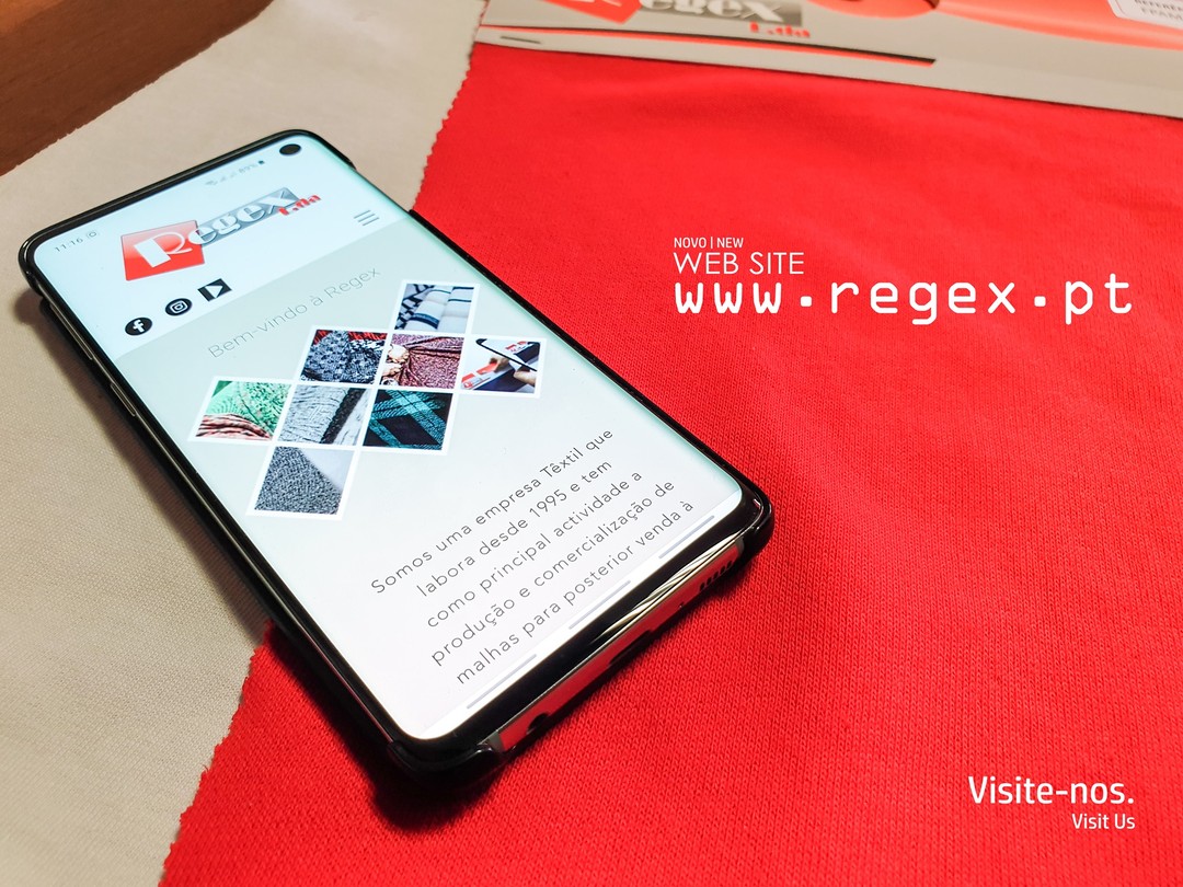 Estamos no ar.
Visite www.regex.pt e saiba mais sobre nós.