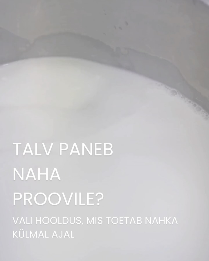 Talv 🤝 LUUVi kollane sari.
Kui nahk vajab külmal ajal rohkem hoolt.
🍯 Kogu sari on sel kuul soodushinnaga.