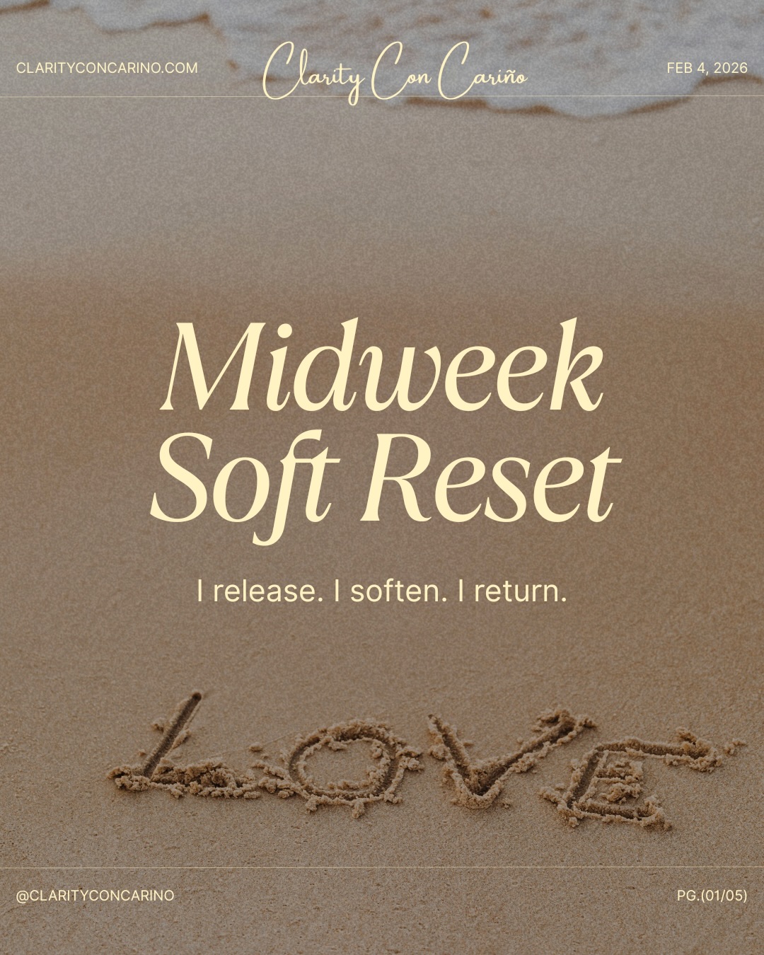 💾 Save this for the days that feel overstimulating.
📤 Share to Stories as your midweek check‑in.
#MidweekReset
#SoftFocus
#NervousSystemCare
#EmotionalBalance
#FebruaryFlow