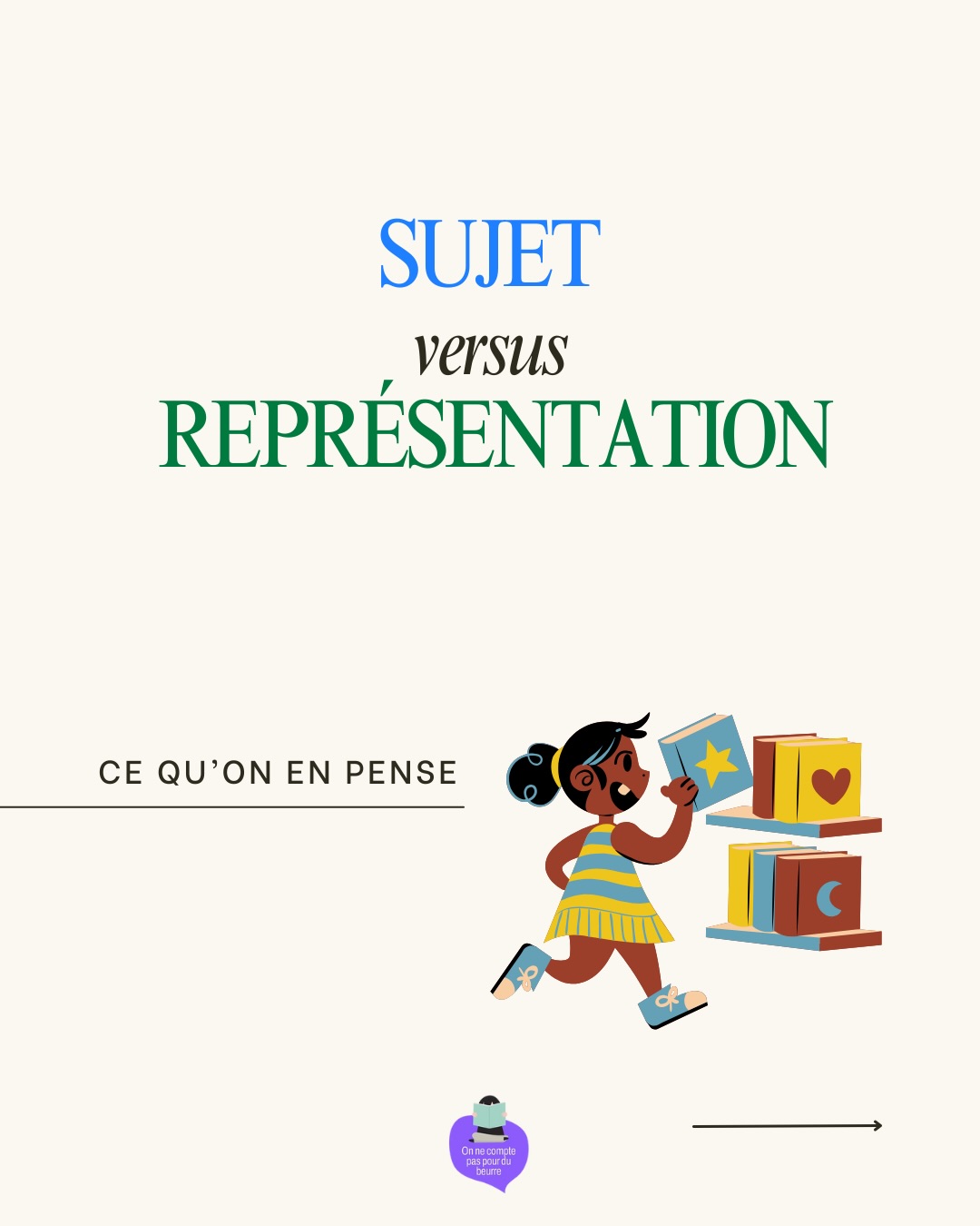 Notre ligne éditoriale ne souhaite pas faire de « la différence » un sujet… et l’on constate à quel point il est difficile de faire entendre cette nuance TRÈS importante. Nous recevons tous les jours des mails qui commencent par «: « j’ai écrit un livre qui parle de différence » ou « un projet pour accepter les différences » ou encore « c’est un personnage pas comme les autres ». Ces livres-là existent déjà en nombre. Certains sont formidables et d’autres comportent des biais discriminants, malgré la volonté de lutter contre. (Nous ne sommes d’ailleurs par à l’abri d’avoir des biais of course).
Pour aller plus loin, retrouvez notre collection bien nommée J’aimerais t’y voir 😉 (dirigée par @sarah.ghey )
#onnecomptepaspourdubeurre #litteraturejeunesse #lesreprésentationscomptent #antidiscrimination #éducationantiraciste