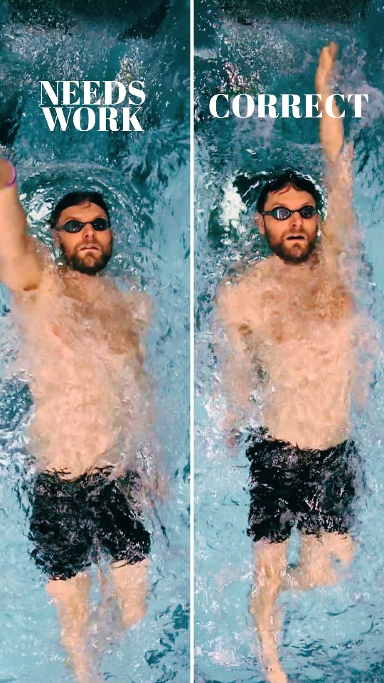 BACKSTROKE ARM TIMING 🌊
Left video: one arm rotates and stops before the next one moves.
During backstroke, both arms should be on the move! One arm entering to pull as the other recovers over the water.
Try the 12 kick switch drill to help improve your timing!
#london #swimming #backstroke #learntoswim #lesson
