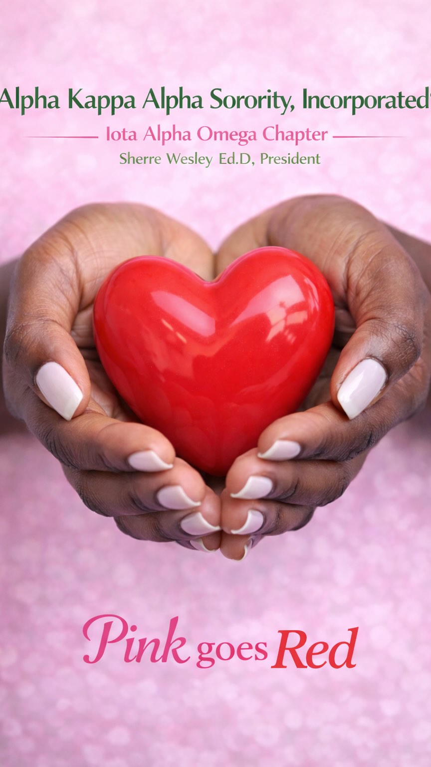 February is Heart Health Month! ❤️💕
For Week 1 of the Pink Goes Red Month Challenge, the Iota Alpha Omega Chapter got up, got moving, and participated in the #neverknewlovelikethisbefore challenge. 💃🏽 ✨
All month long, we'll be sharing tips on keeping your body moving and promoting heart-healthy habits. Join us as we move with purpose and prioritize our heart health! 💕❤️
#alphakappaalphasororityincorporated
#iotaalphaomega
#pinkgoesred
#hearthealth