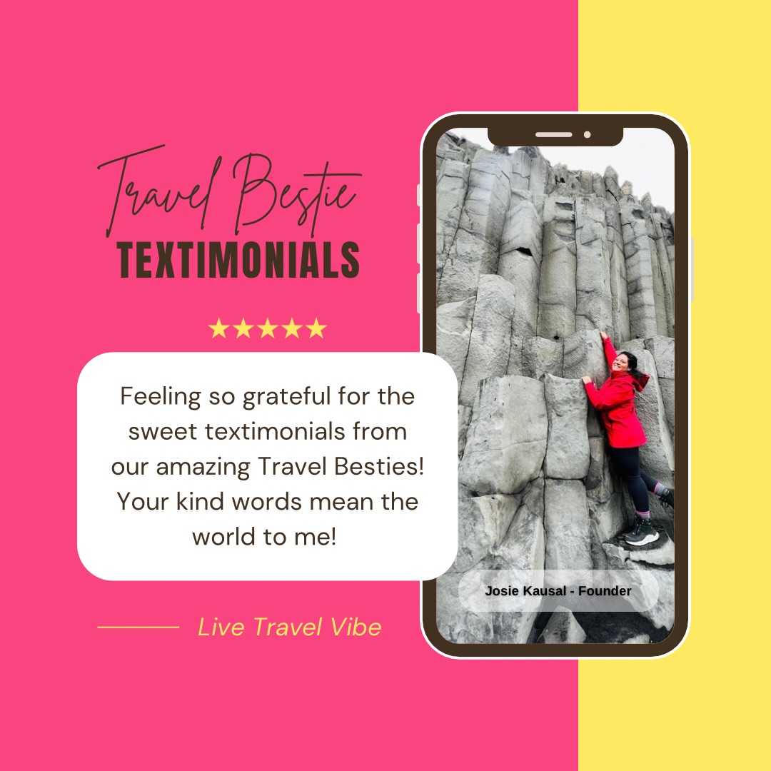 When I look back at some of the messages I’ve received from my travel besties after trips to places like Iceland, Turkey, Greece, and Croatia, I’m reminded of just how blessed I am to have met and connected with so many incredible women. It truly touches my heart. The appreciation means more than I can put into words, but even more than that, it’s the friendships, the shared memories, and the genuine connections that make it all so special.🩷✨
.
.
.
#livetravelvibe #grouptripsforwomen #textimonials #guestlove #yougirlsarethebest