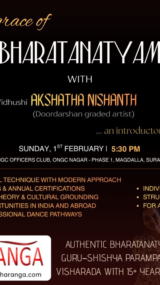 Having good rasikas is a blessing - they understand the language of art . #Rasikas #bharatanatyam#sangitharanga
Gratitude to those who feel the rhythm, understand the mudras, and cherish the art 😊.