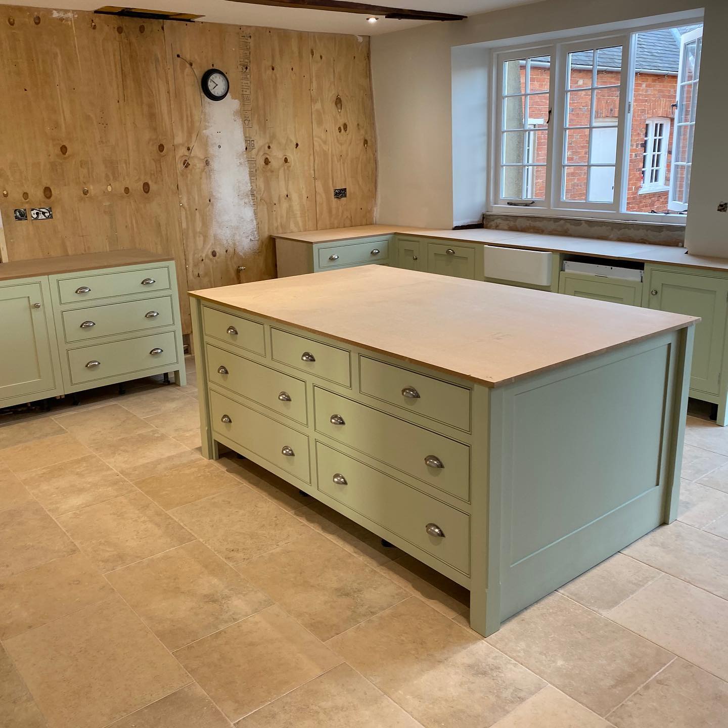 So pleased with how this kitchen is coming along. This is it half way through the fit...more to come!