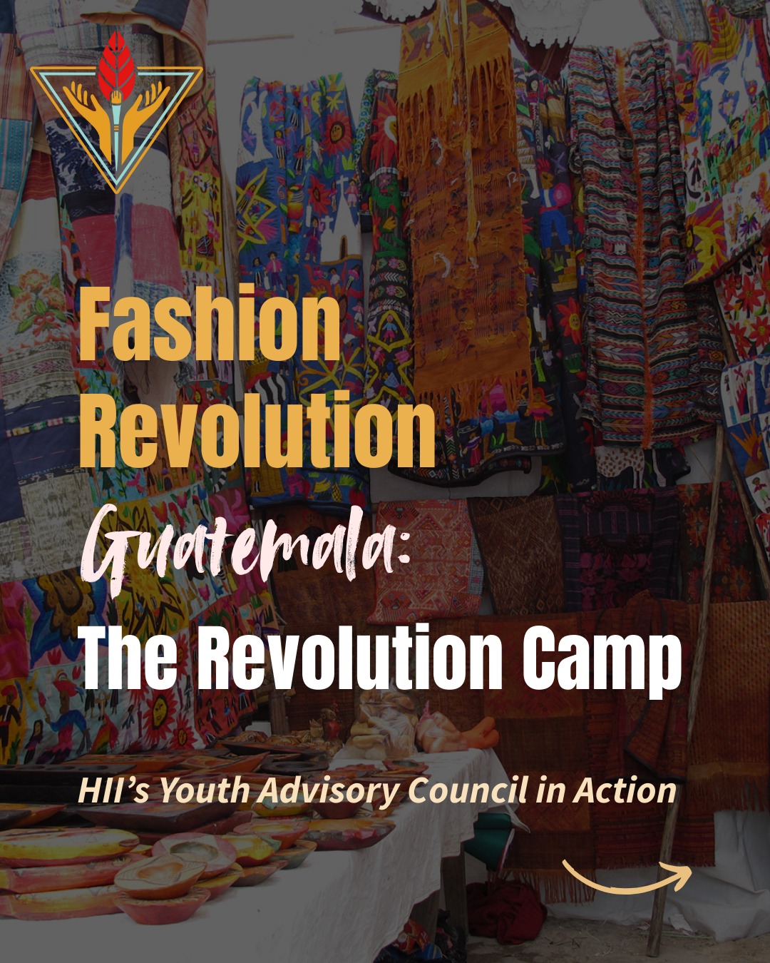 Continuing our series of highlighting projects from our 2025 Youth Advisory Council (YAC) members, next up is Carmen!
Carmen is a Board Member at HII and has formerly served on HII’s Youth Advisory Council. She is the Co-Founder and Head of Design at VCH Studio, a purpose-driven design studio, and the Founder of Hablemos de Futuros, an environmental consultancy focused on making climate and sustainability knowledge accessible to Spanish-speaking and Indigenous communities in Guatemala. As Co-Founder and Head of Design at VCH Studio, Carmen values sustainable and circular fashion. Her work is rooted in Guatemala, which strengthens Fashion Revolution’s mission to build local networks, capacity, and systemic change within the country.
What Is Fashion Revolution?
Created in 2013, Fashion Revolution is the world’s largest activism movement, mobilising citizens, brands and policymakers through research, education, and advocacy.
About Fashion Revolution Guatemala:
One of Fashion Revolution’s Country Teams, made up of designers, writers, business leaders, policymakers, brands, producers, manufacturers, workers, and fashion lovers.
It aims to raise consumer awareness in Guatemala to promote a fashion industry that guarantees responsibility in ethical, legal and sustainable processes, focused on a positive and healthy impact in the social, economic and environmental sphere.
About The Revolution Camp:
Promote education in sustainable fashion and circular design in Guatemala.
-13 Participants: Includes students, emerging designers, artisans, and creatives at various stages of their training
-Capacity Building: Encourage hands-on practice and experimentation to introduce participants to new methodologies in sustainable fashion
-The Goal: Provide tools, content, and skills to help students design their work into a more sustainable practice
The YAC is a youth-led initiative of HII that helps dedicated young climate activists engage in climate awareness and innovative ideas. Thank you to @earthrisingfoundation for making projects like these possible.
@fash_revgt
@h.defuturos
#YouthClimateLeaders #SustainableFashion #FashionRevolution #CircularDesign #ClimateAction