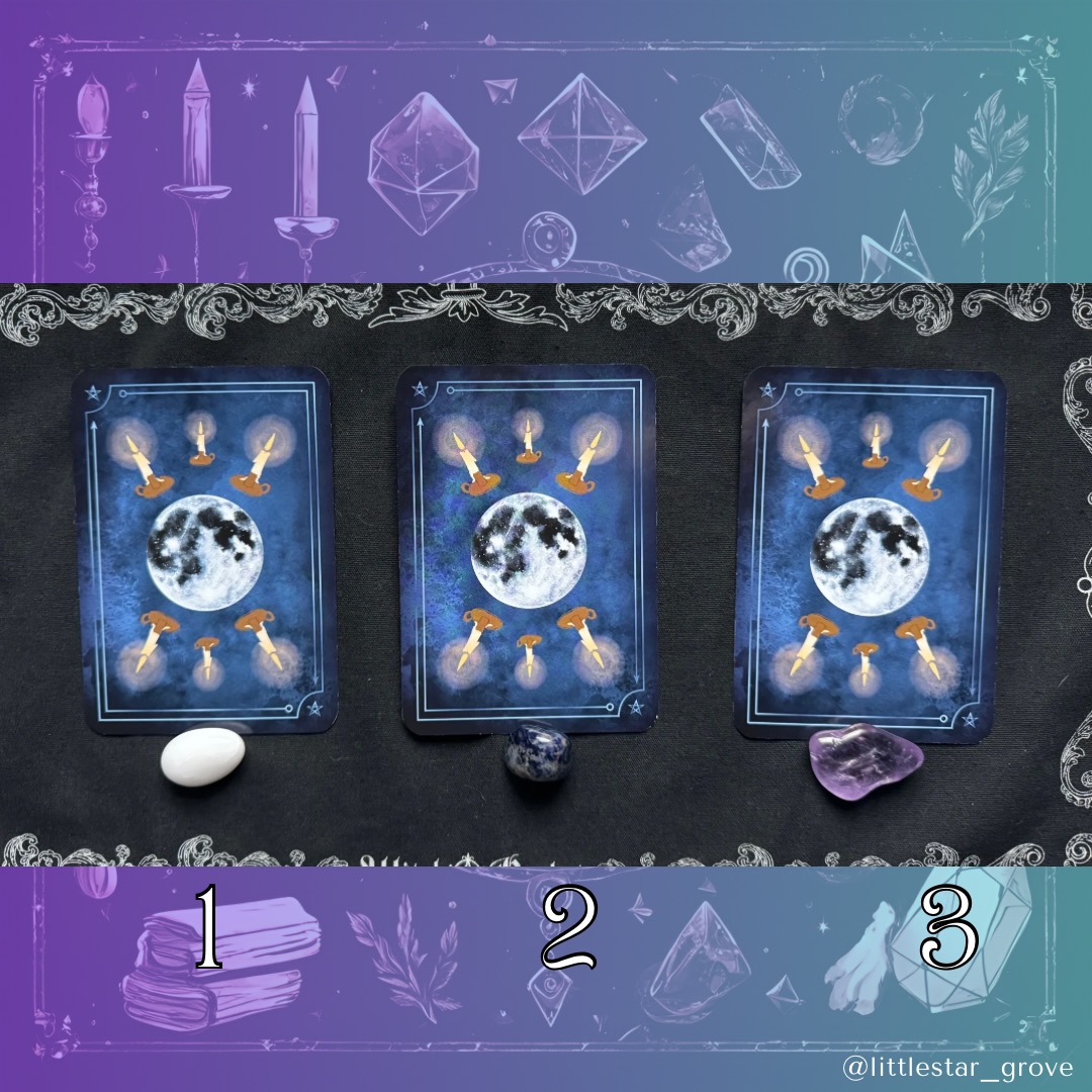 9 - 15.02 🔮
Czas na karty ✨
Weź głęboki oddech, skup się i wybierz jedną z kart na nadchodzący tydzień.
Potem przesuń w prawo, aby odkryć swoją kartę i odczytać jej znaczenie
Oracle time ✨
Take a breath, focus and choose one of the cards for the upcoming week.
Then swipe right to see your card and read its meaning
Deck: Season of the witch - Imbolc