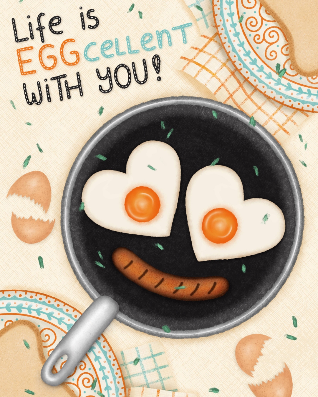 A little breakfast-inspired Valentine's Day moment. I loved working with this softer beige, orange, and light blue palette to make the design more versatile.
For illustration collaborations, please contact me directly at design@franzispeer.com or through my agency @advocateart01
#valentinesday #valentinesdayart #carddesign #greetingcards #artlicensing
