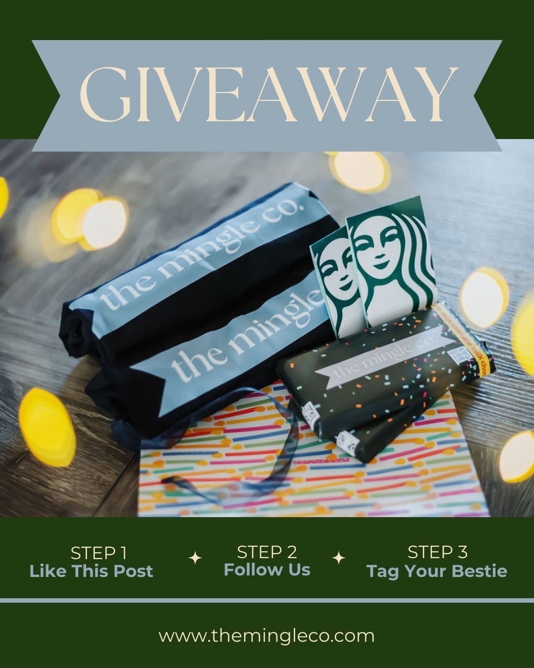 One year ago, two besties took a leap and The Mingle Co. was born...and we couldn’t imagine celebrating any other way than giving the love back with a giveaway! 🎉
So we’re gifting two besties the ultimate Mingle Co. moment:
• Two $25 Starbucks gift cards
• Two Mingle Co. tees
• Two Tony’s Chocolonely bars
How to enter:
1️⃣ Like this post
2️⃣ Follow us @themingle.co
3️⃣ Tag your bestie in the comments (the one you’d share coffee, chocolate, and matching tees with 🫶)
✨ Winner will be selected and DM’d on February 17th
Thank you for an incredible first year - here’s to many more parties ahead 🥂