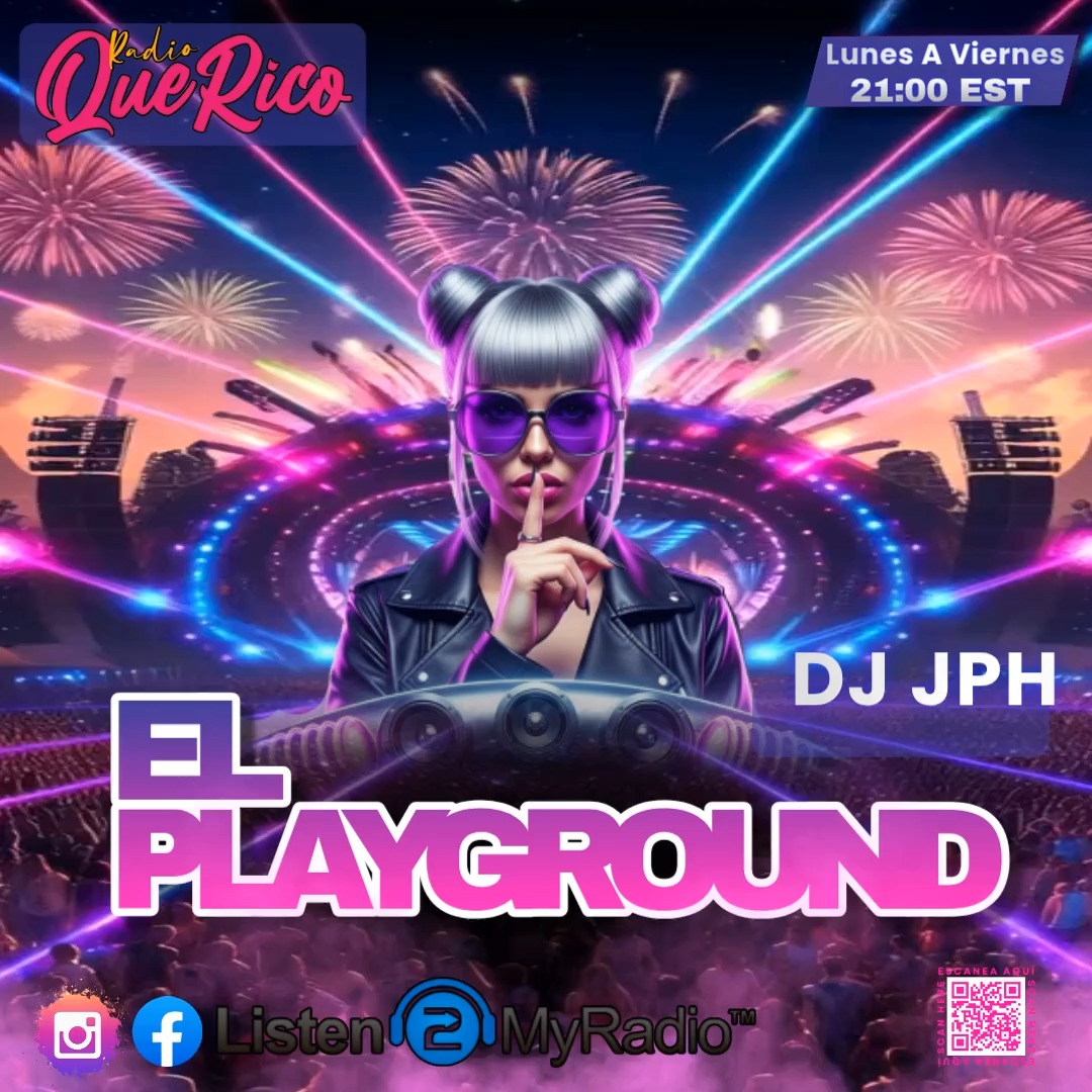 First episode of El Playground with @jph__dj
Monday to Friday 9PM
download the
Listen2MyRadio App
or
https://radioquerico.radio12345.com/
