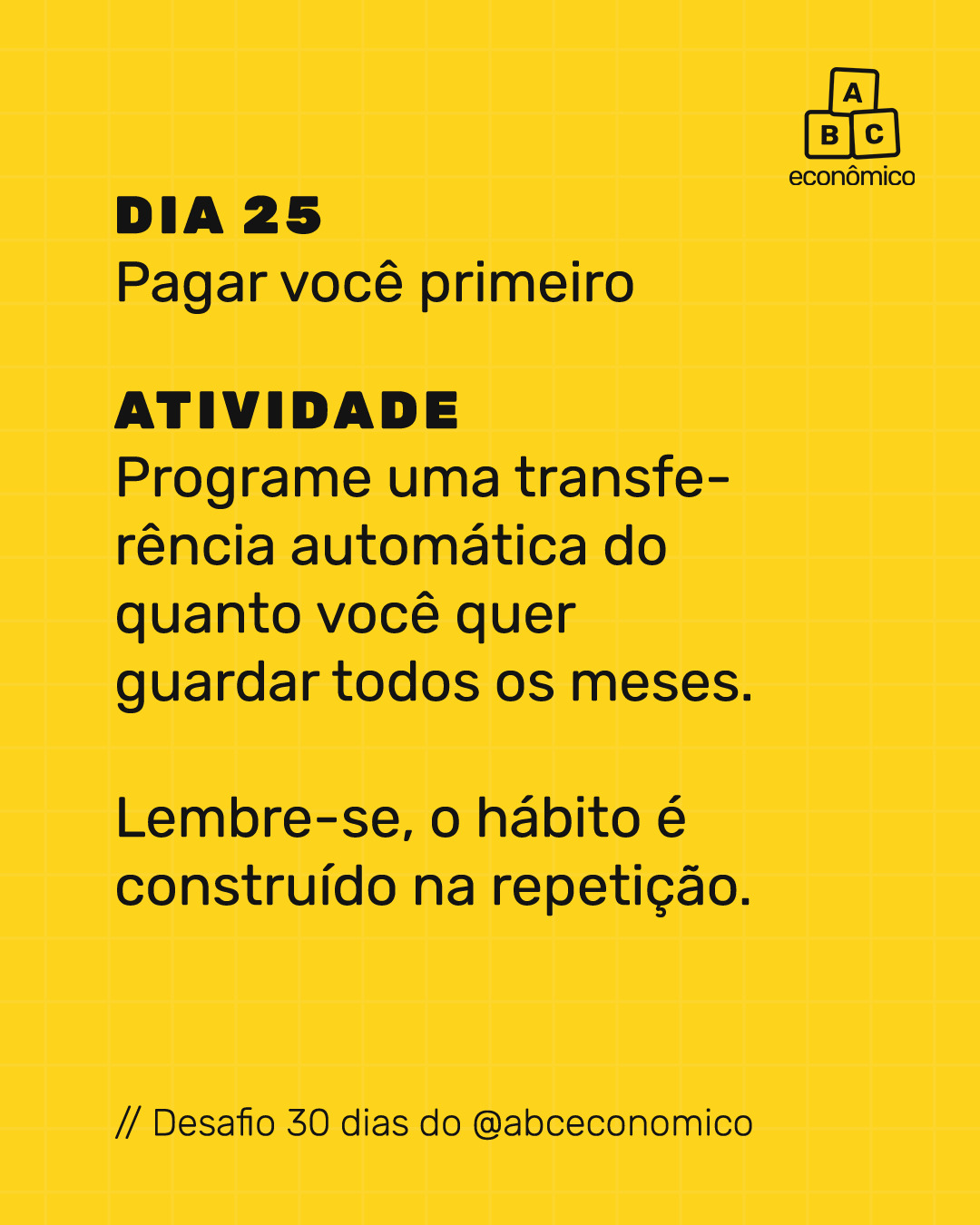 #abceconomico #educaçãofinanceira #dinheiro #economia #desafio30dias
