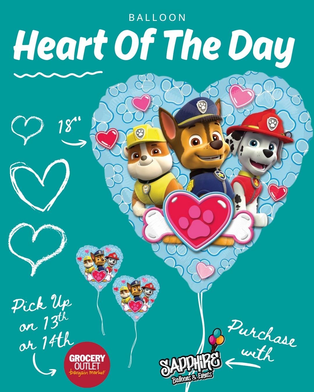Todayās Heart of the Day is available for pre-sale š
Pre-order now and pick up at Mays Landing Grocery Outlet on February 13th or 14th, between 9amā6pm.
Limited quantities, fresh designs, and once pre-orders closeāitās gone.
Lock yours in and make Valentineās Day easy.
š Pick-up location: Mays Landing Grocery Outlet
š New Heart revealed every day at 6pm
#HeartOfTheDay
#ValentinesDayReady
#ShopLocalNJ
#MaysLanding
#ValentinesPreOrder
#BalloonLove
#SmallBusinessNJ
#ValentinesVibes