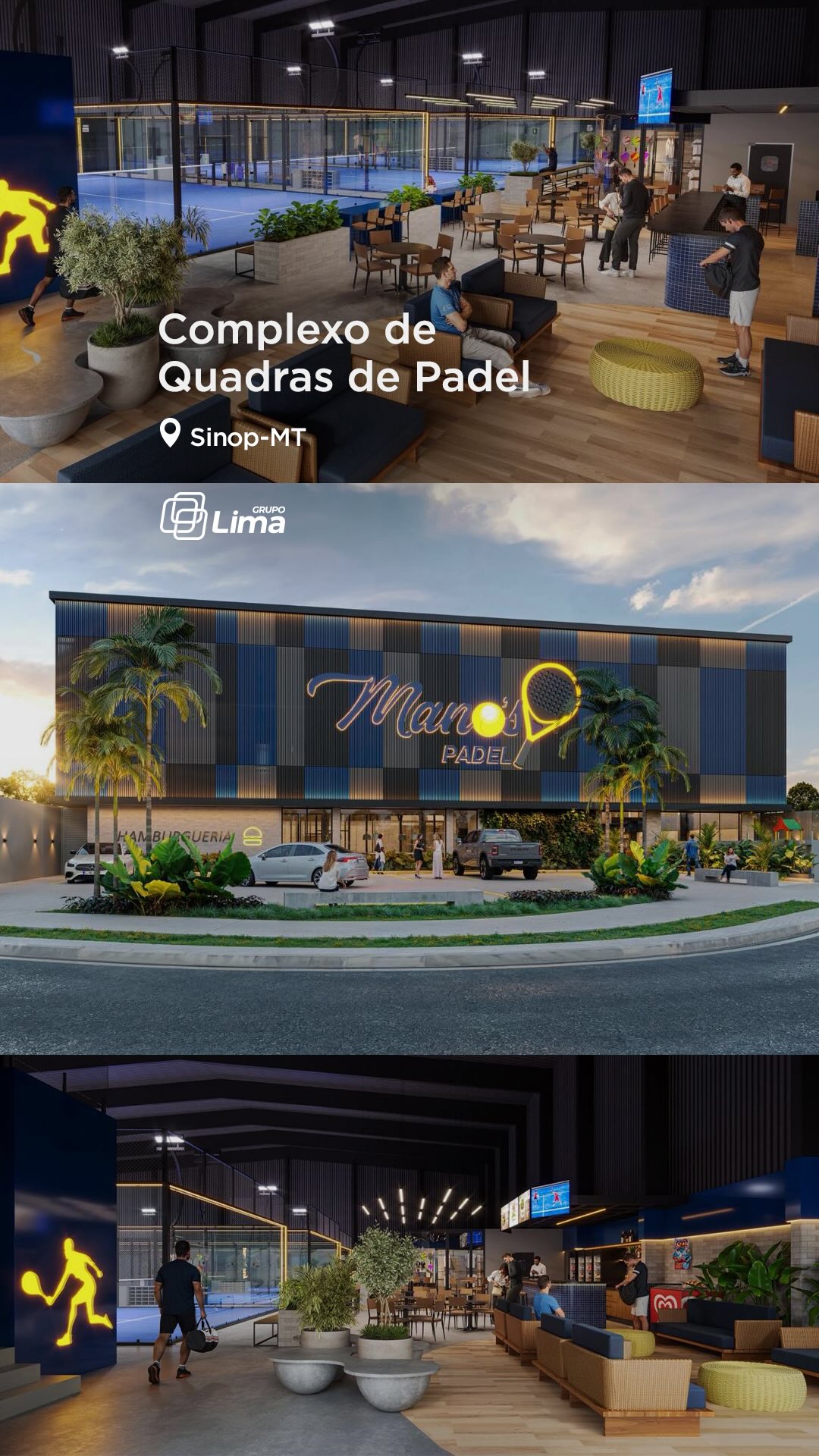 Sinop está prestes a viver algo novo! 🎾
Estamos à frente da construção do primeiro complexo de quadras de Padel na cidade de Sinop, trazendo modernidade, esporte e lazer em um só projeto.
Orgulho de fazer parte desse marco!