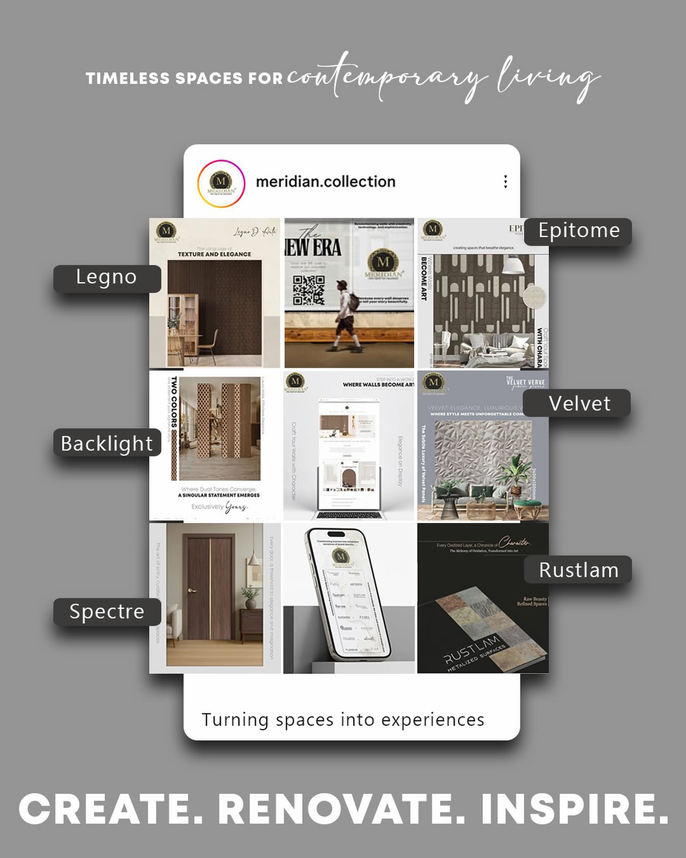 Design, thoughtfully curated.
Surfaces that align, adapt, and elevate spaces.
✨ #MeridianCollection #DesignForward #SurfaceDesign #Interiors